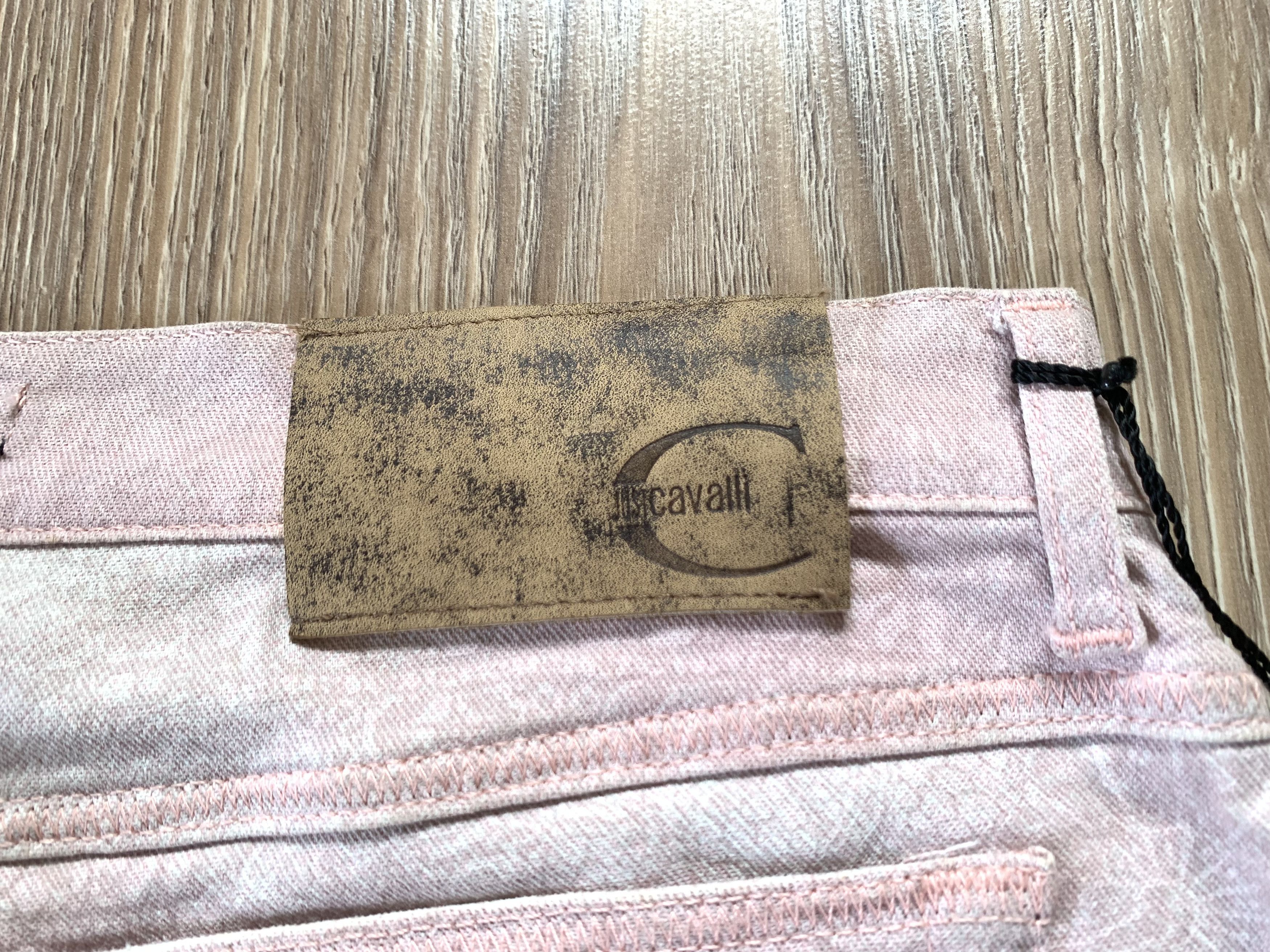 Just Cavalli Rare Just Cavalli Women's Pink Printed Bell Bottom Jeans Size 32" / US 10 / IT 46 - 8 Thumbnail