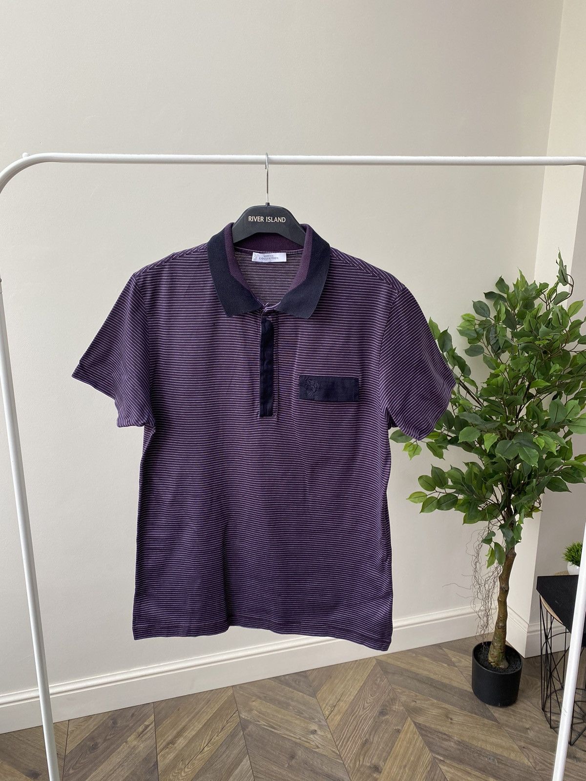 Designer × Versace × Vintage Vintage Versace Collection Polo tee Size US M / EU 48-50 / 2 - 3 Thumbnail