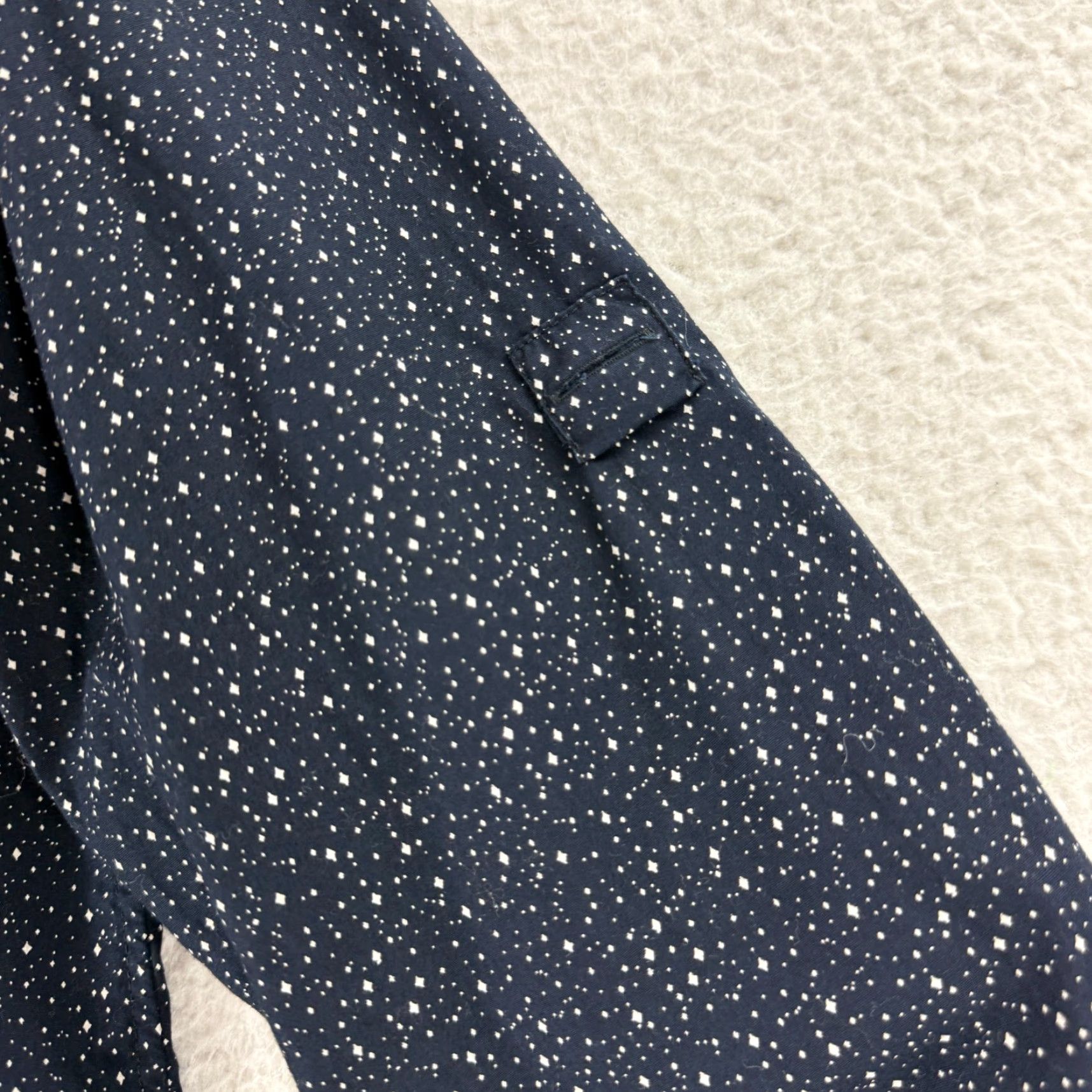 Scotch & Soda Scotch & Soda Button-Up Shirt Mens L Blue Stardust Long Sleeve 100% Cotton Size US L / EU 52-54 / 3 - 6 Thumbnail
