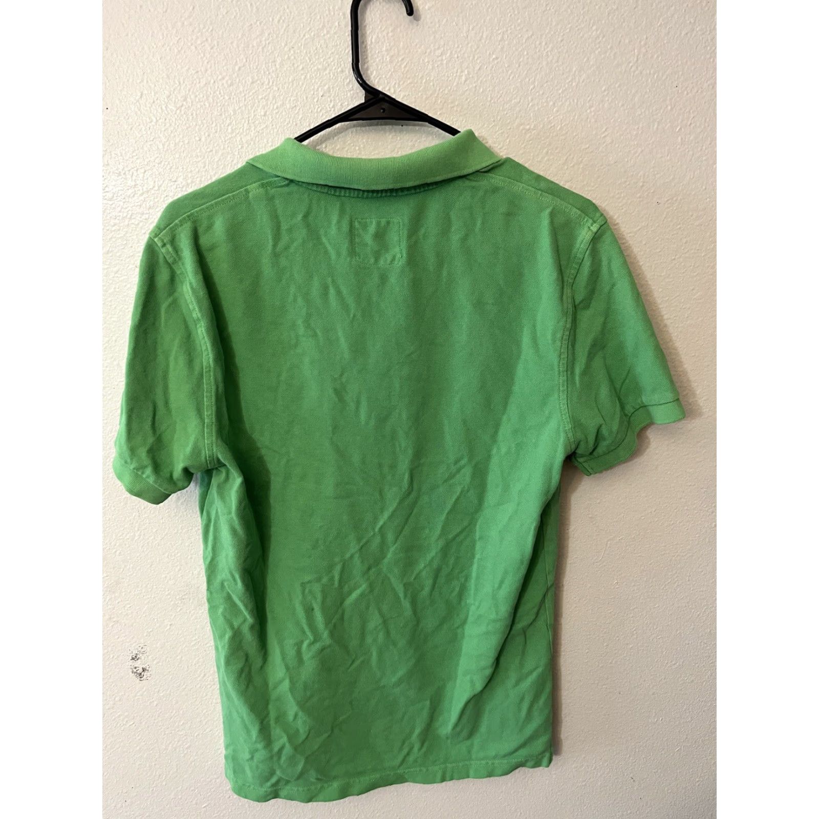 J.Crew VINTAGE J.CREW Polo Shirt Men's Medium Green Solid Classic Preppy 80s 90s Size US M / EU 48-50 / 2 - 2 Thumbnail