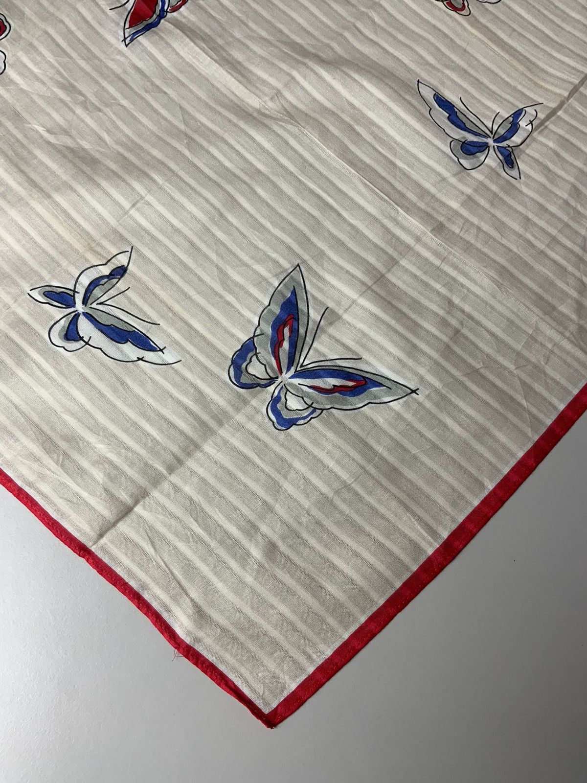 Hanae Mori Hanae Mori Butterfly Bandana Handkerchief Size ONE SIZE - 6 Thumbnail