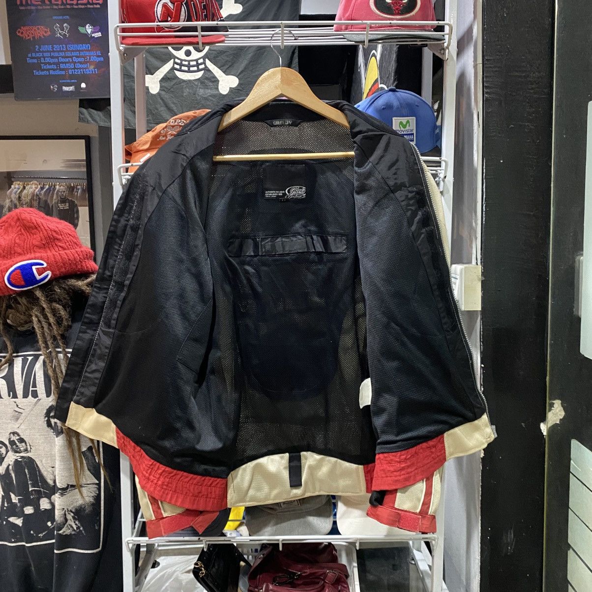 Greedy Genius × Sports Specialties Vintage Greedy Racing Rider Motorcycle Jacket Size US XL / EU 56 / 4 - 3 Thumbnail