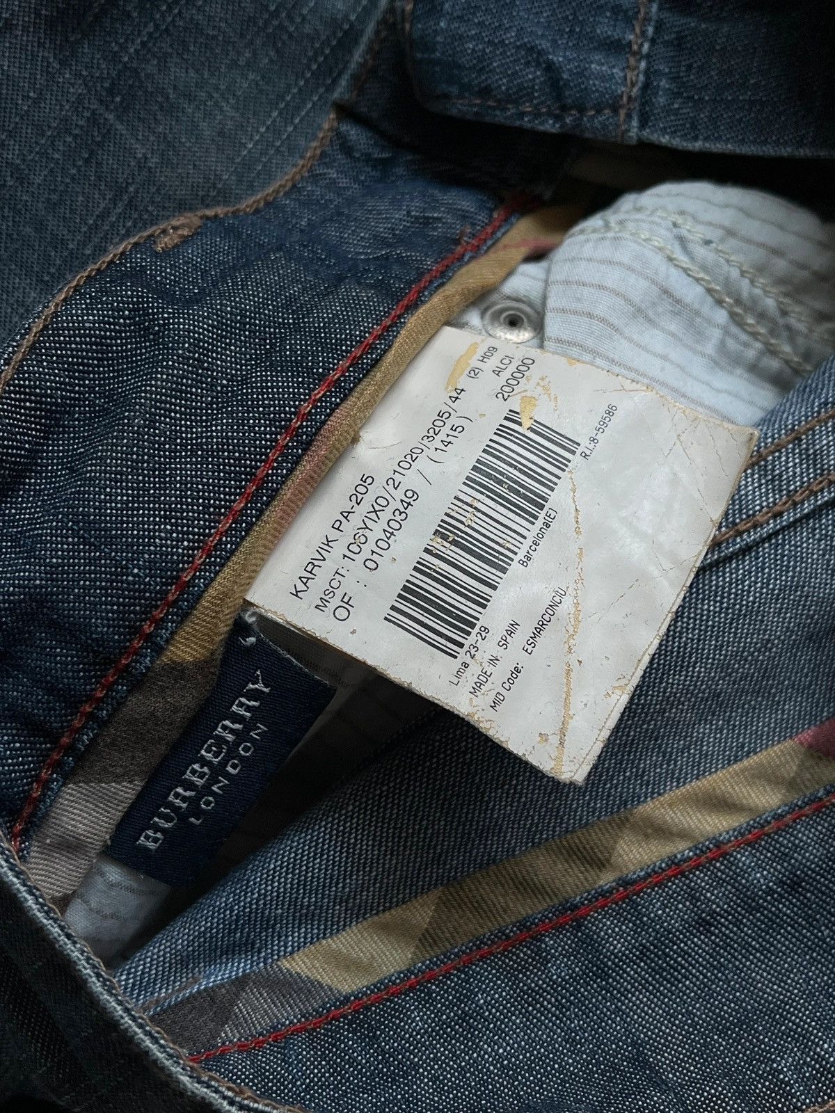 Burberry Burberry London Sz 44 / 36 Baggy Jeans 2000s Size US 36 / EU 52 - 6 Thumbnail