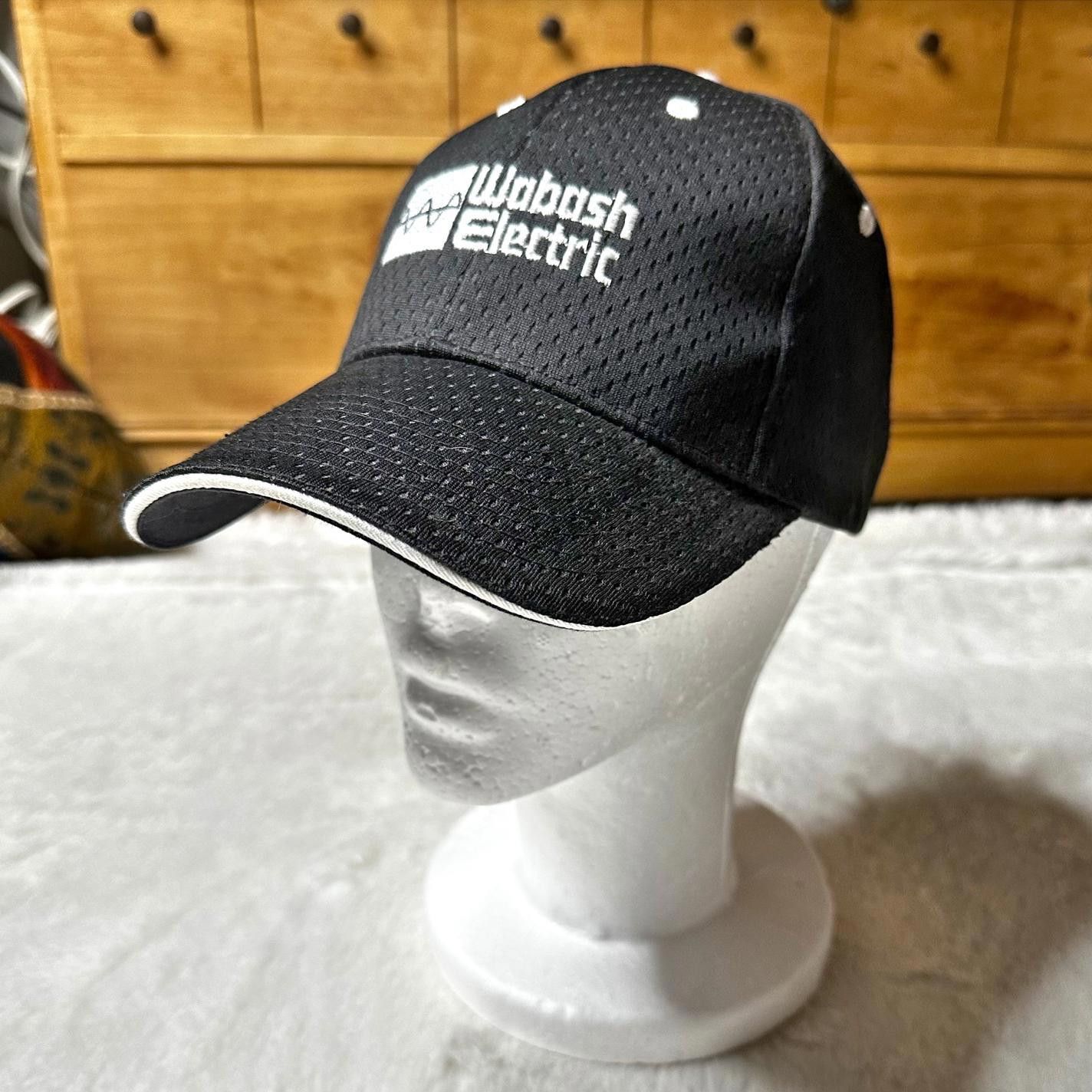 Otto Otto Wabash Electric Black Baseball Cap Unisex Adjustable Size ONE SIZE - 1 Thumbnail