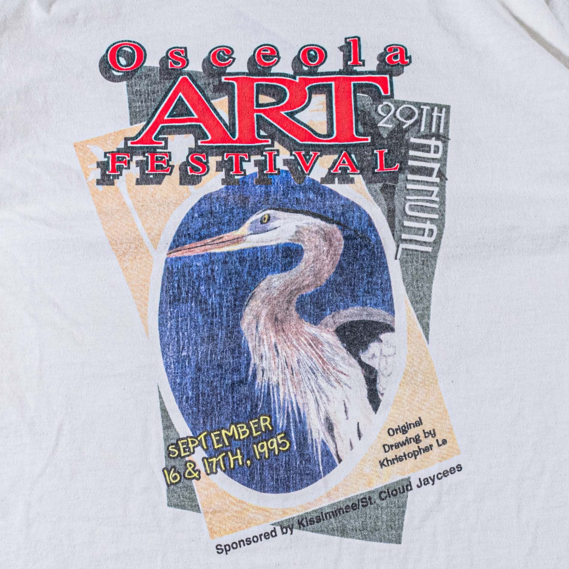 Vintage Vintage Osceola Art Festival T-Shirt 1995 Novelty Florida Size US XL / EU 56 / 4 - 8 Thumbnail