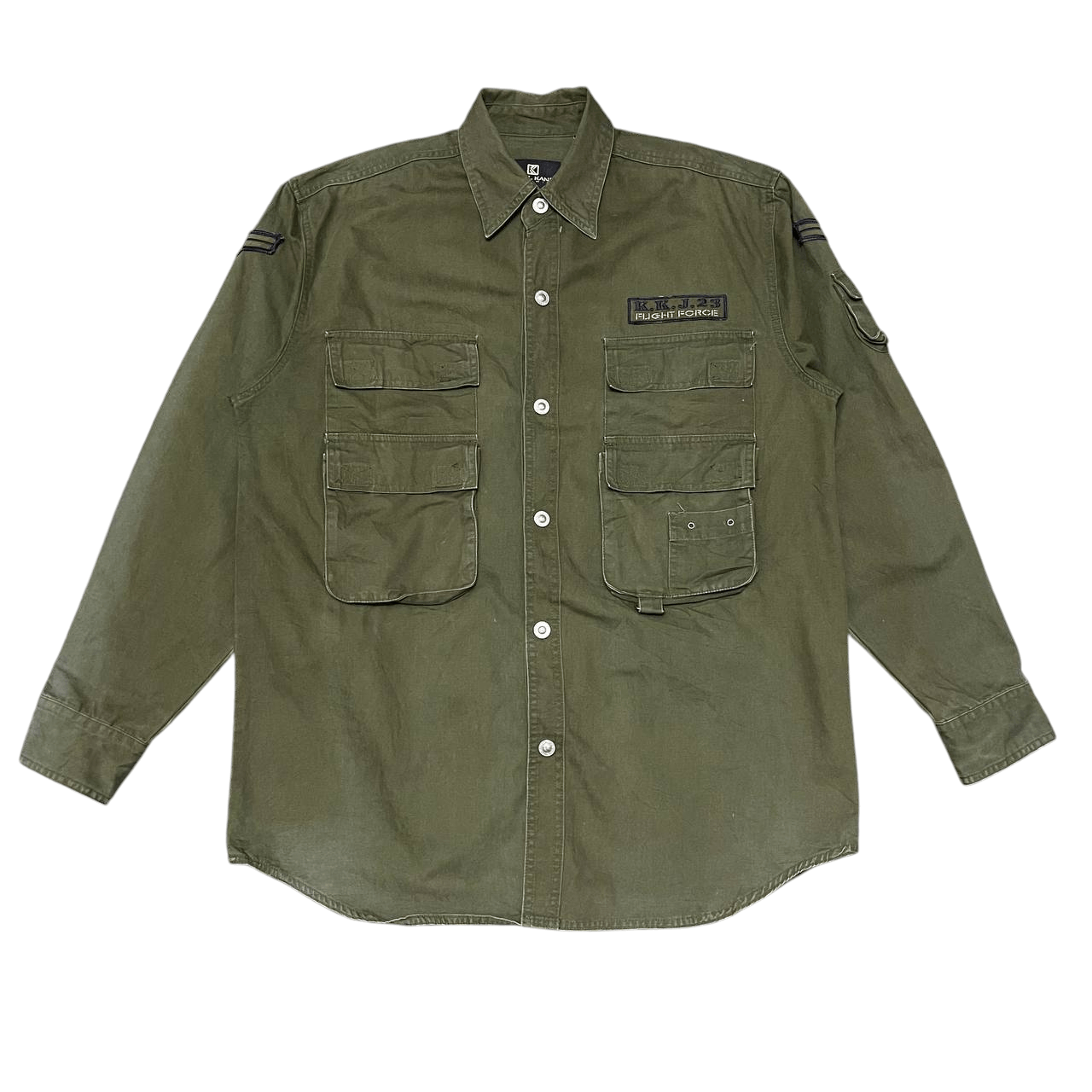 Karl Kani Vintage Karl Kani Jeans Army Jacket Size US L / EU 52-54 / 3 - 1 Thumbnail