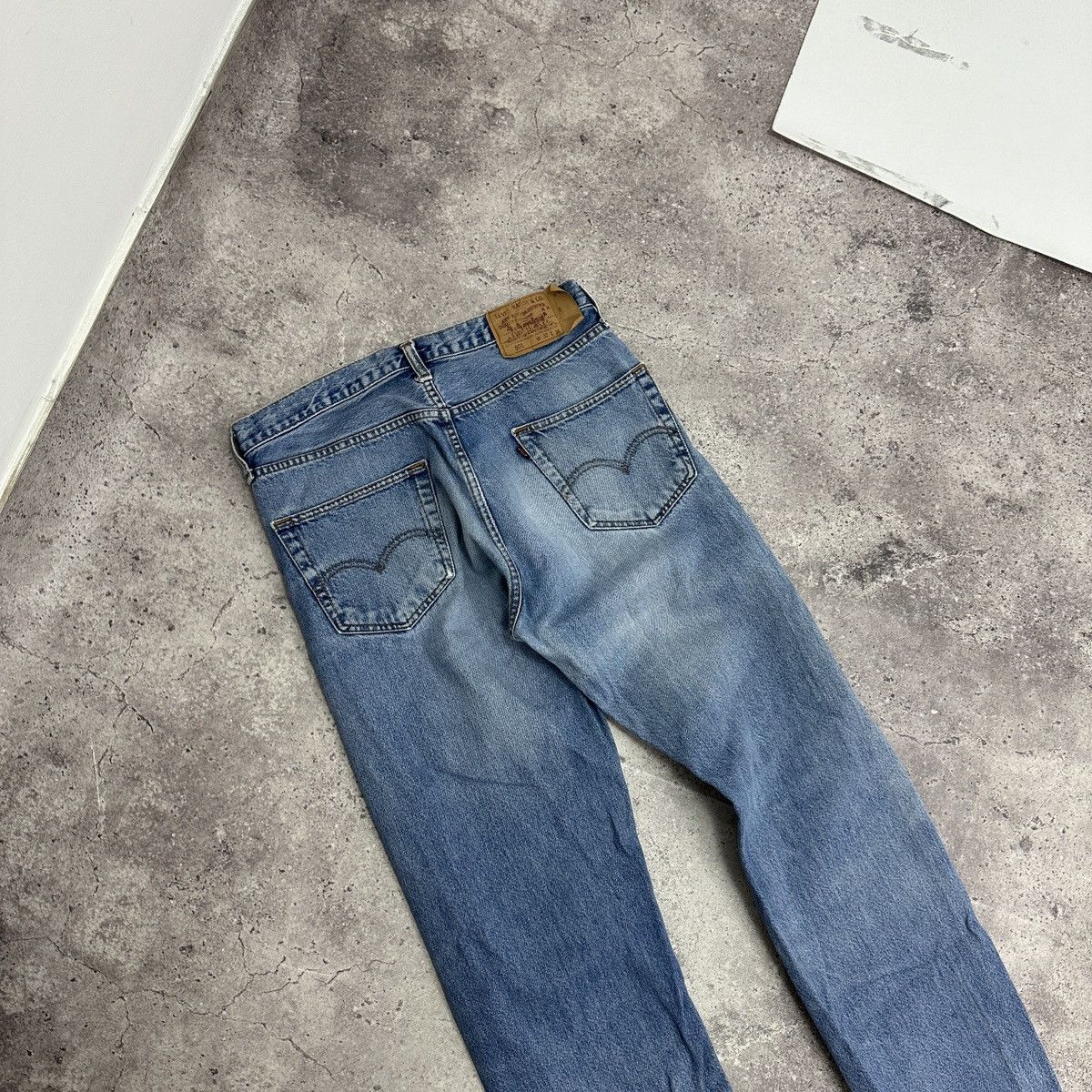 Levi's Vintage 90s Levis made in USA straight jeans 32x36 hype og Size US 32 / EU 48 - 6 Thumbnail