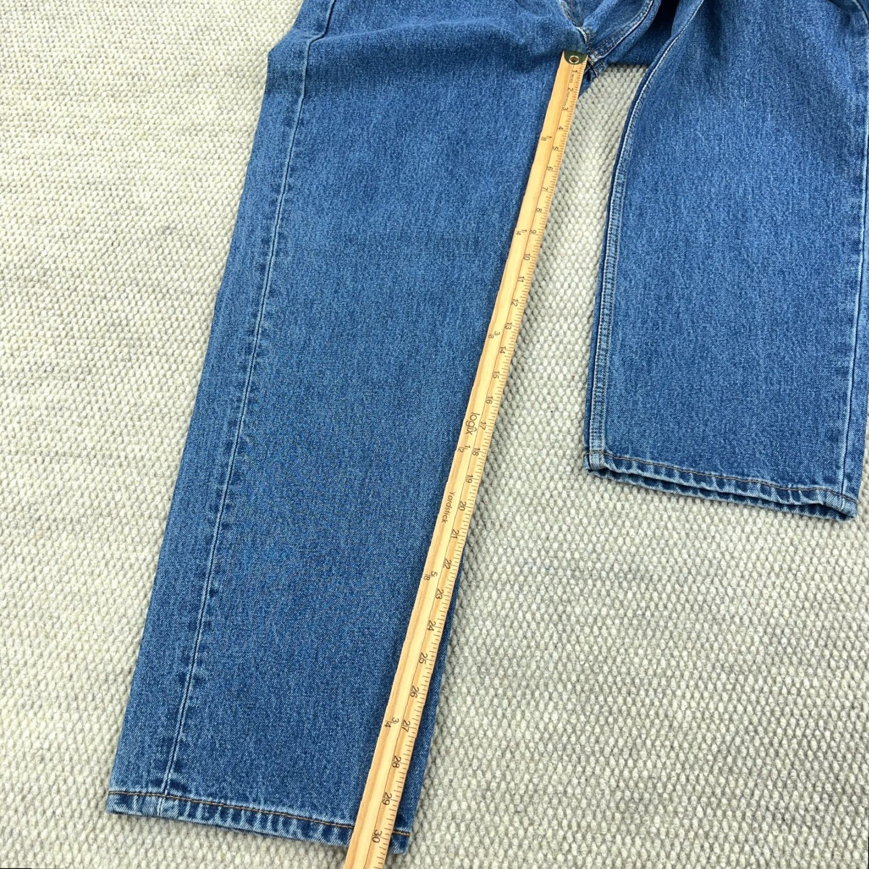 Levi's Levi's 550 Jeans Men 36x32 Relaxed Fit Straight Leg Denim Blue 5-Pocket American Classic 90s? Size US 36 / EU 52 - 7 Thumbnail