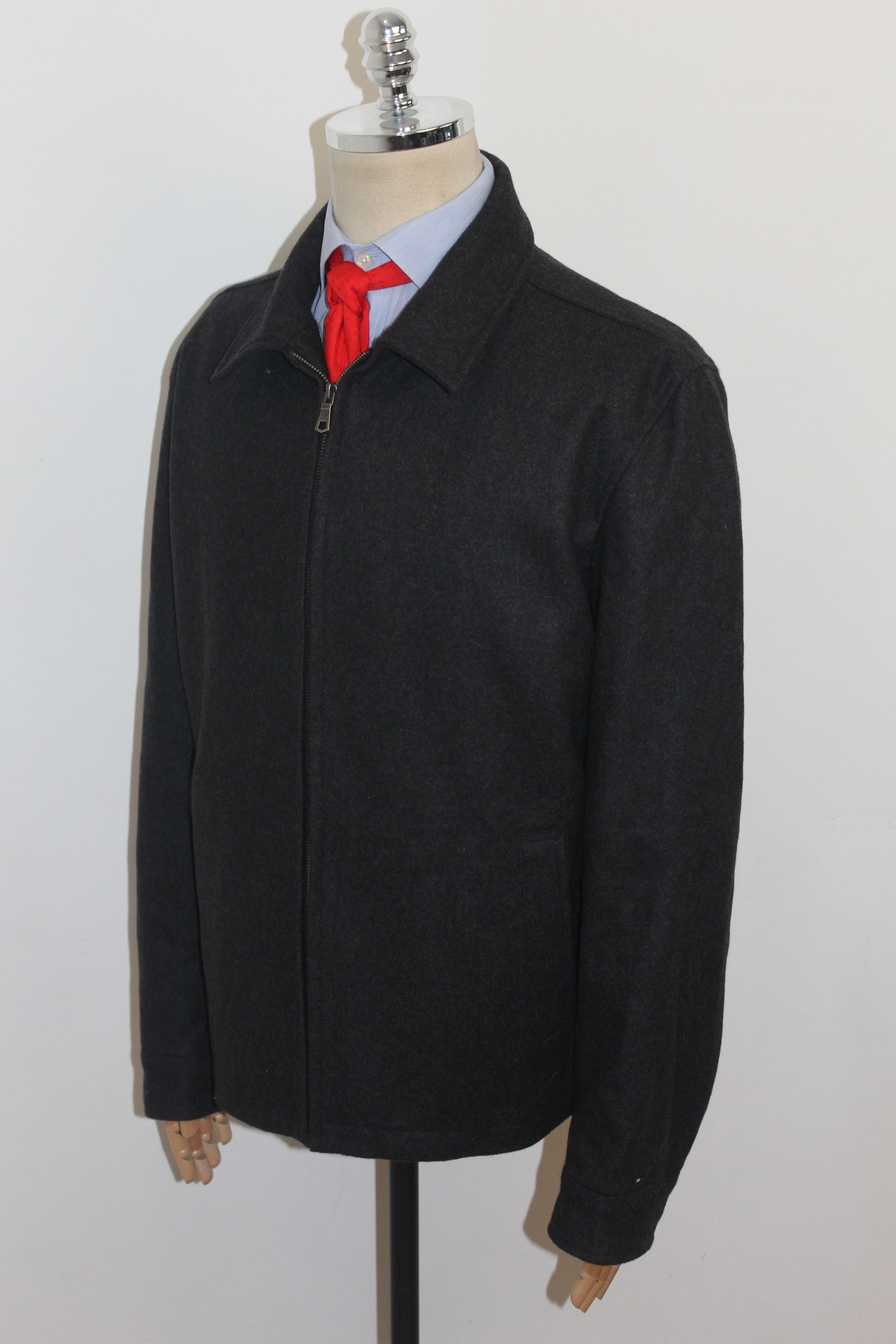 Tommy Hilfiger TOMMY HILFIGER Wool Coat Jacket Size US XL / EU 56 / 4 - 2 Thumbnail