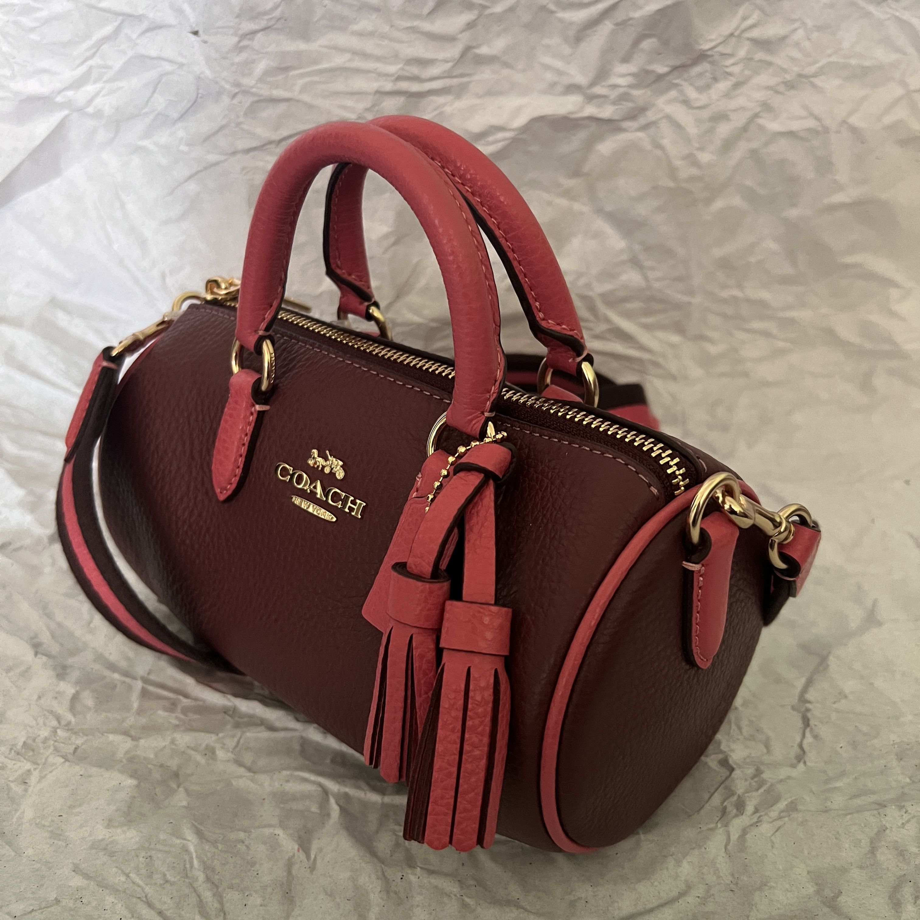 Coach CB876 Lacey Crossbody In Wine Multi buy