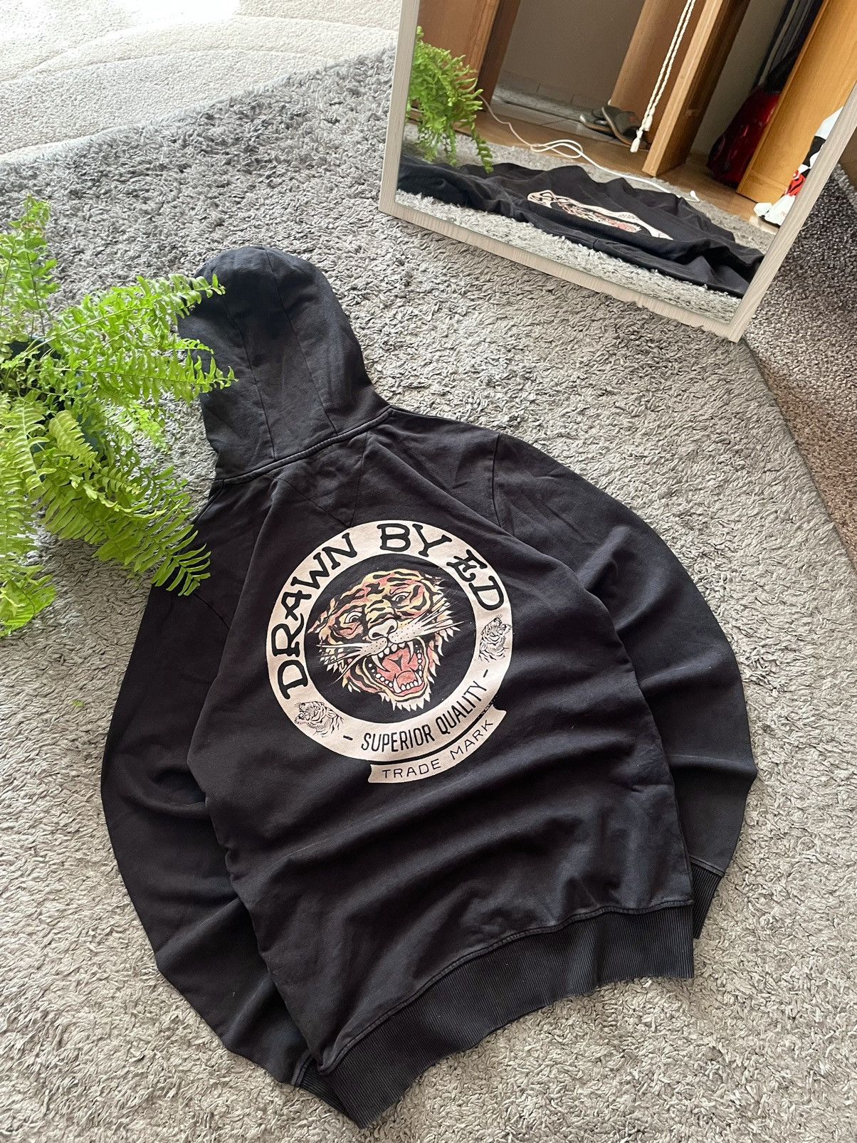 Ed Hardy × Vintage Ed Hardy Hoodie Streetwear Vintage Y2k Big Logo Rare Size US M / EU 48-50 / 2 - 2 Thumbnail