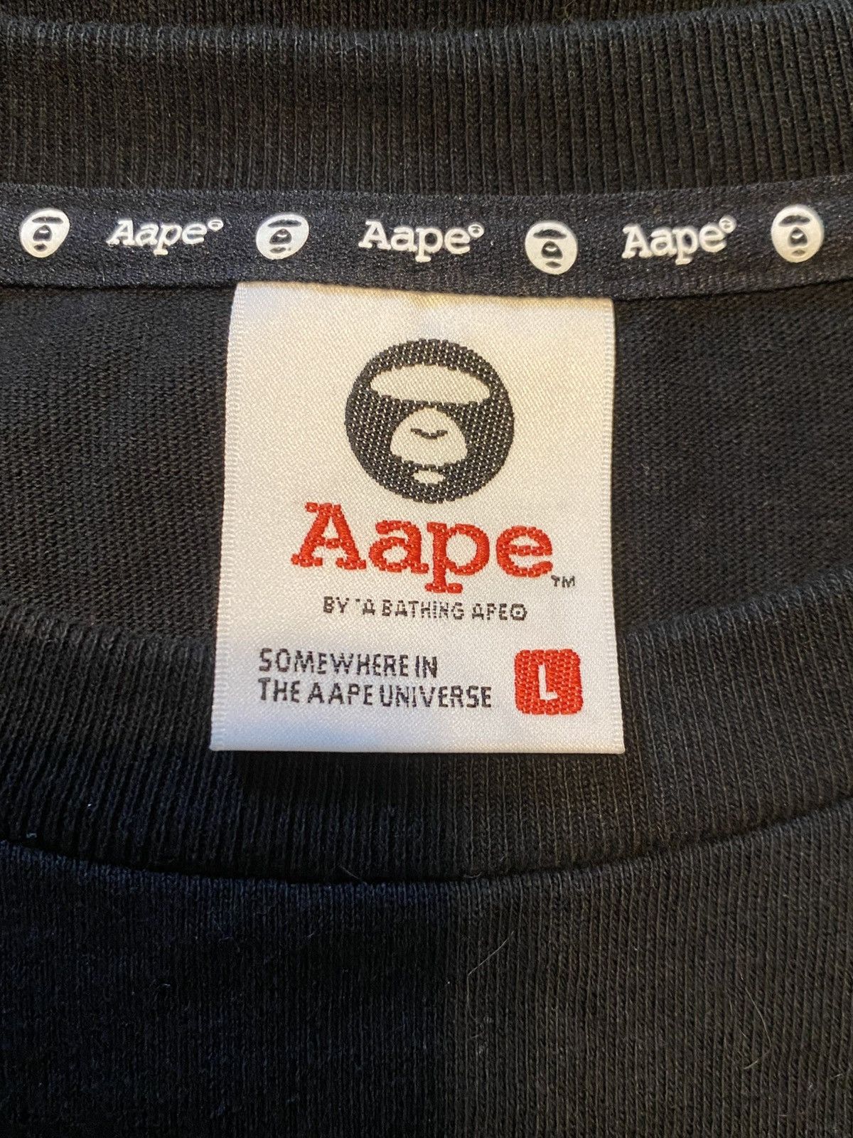 Aape Aape Red Logo Short Sleeve Size US L / EU 52-54 / 3 - 3 Thumbnail