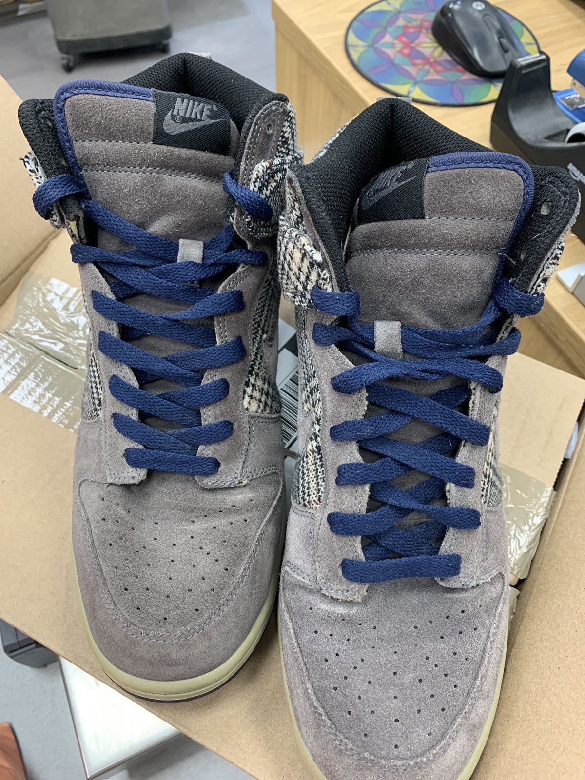Nike Nike dunk high premium tweed pack Size US 10 / EU 43 - 1 Thumbnail