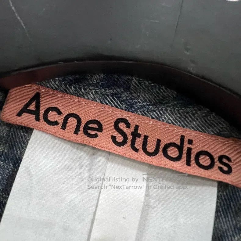 Acne Studios Acne Studios SS24 Embroidered Full Print Denim Jacket Size US XXS / EU 40 - 4 Thumbnail