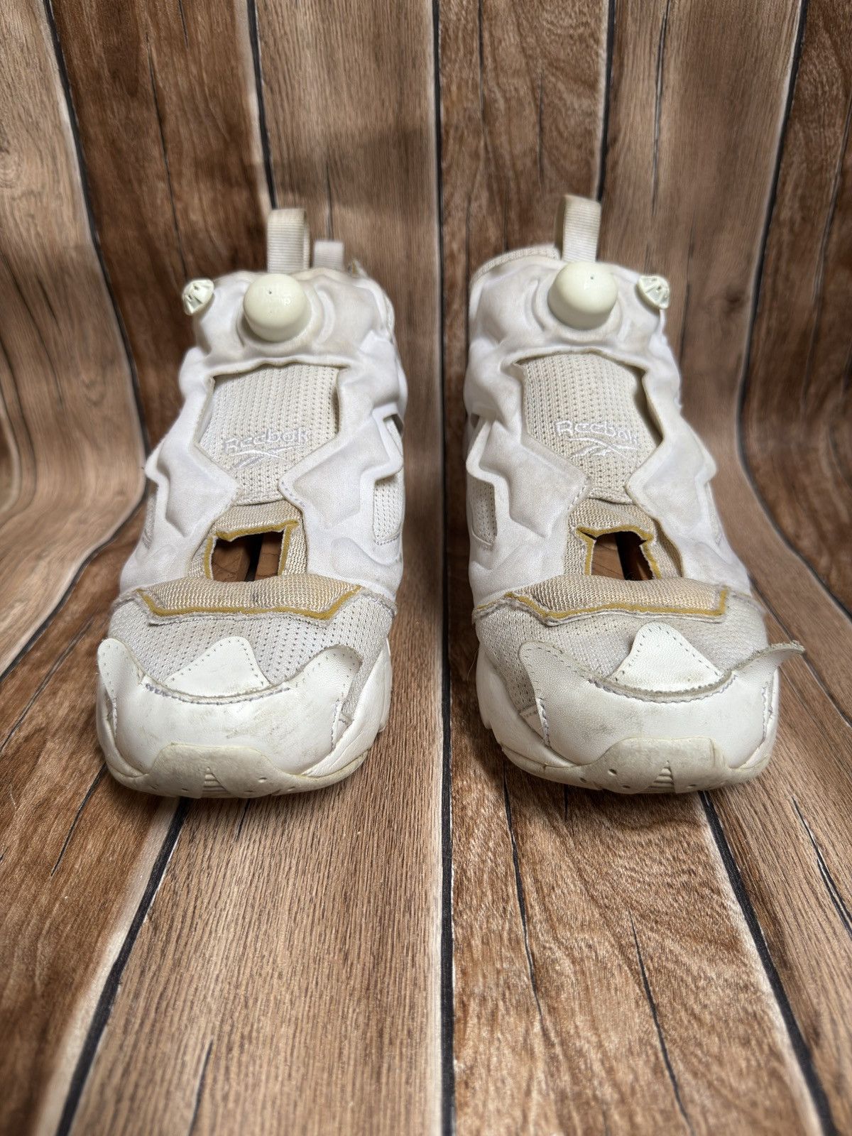 Maison Margiela × Reebok (memory of white) instapump fury sneaker Size US 10 / EU 43 - 4 Thumbnail