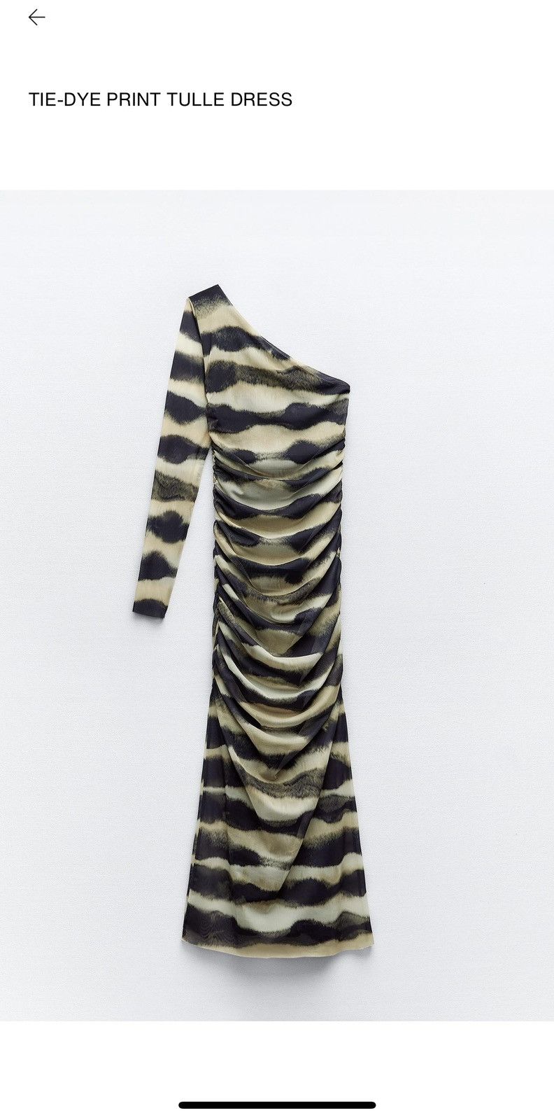 Zara Tie-Dye Print Tulle Dress for Women Size S / US 4 / IT 40 - 2 Thumbnail