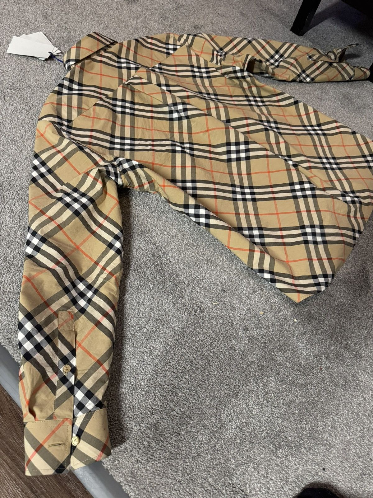 Burberry Relaxed Fit Check Cotton Flannel Shirt Button-Down Shirt Size US L / EU 52-54 / 3 - 14 Thumbnail