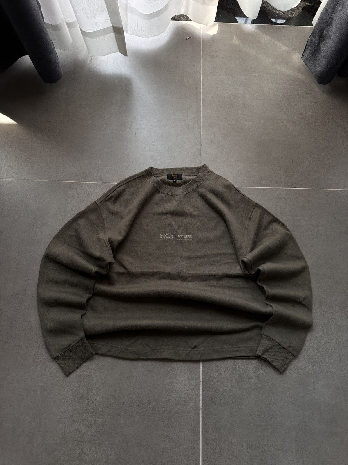 MCM × Vintage MCM VINTAGE BIG LOGO LUXURY SWEATSHIRT Size US L / EU 52-54 / 3 - 1 Thumbnail
