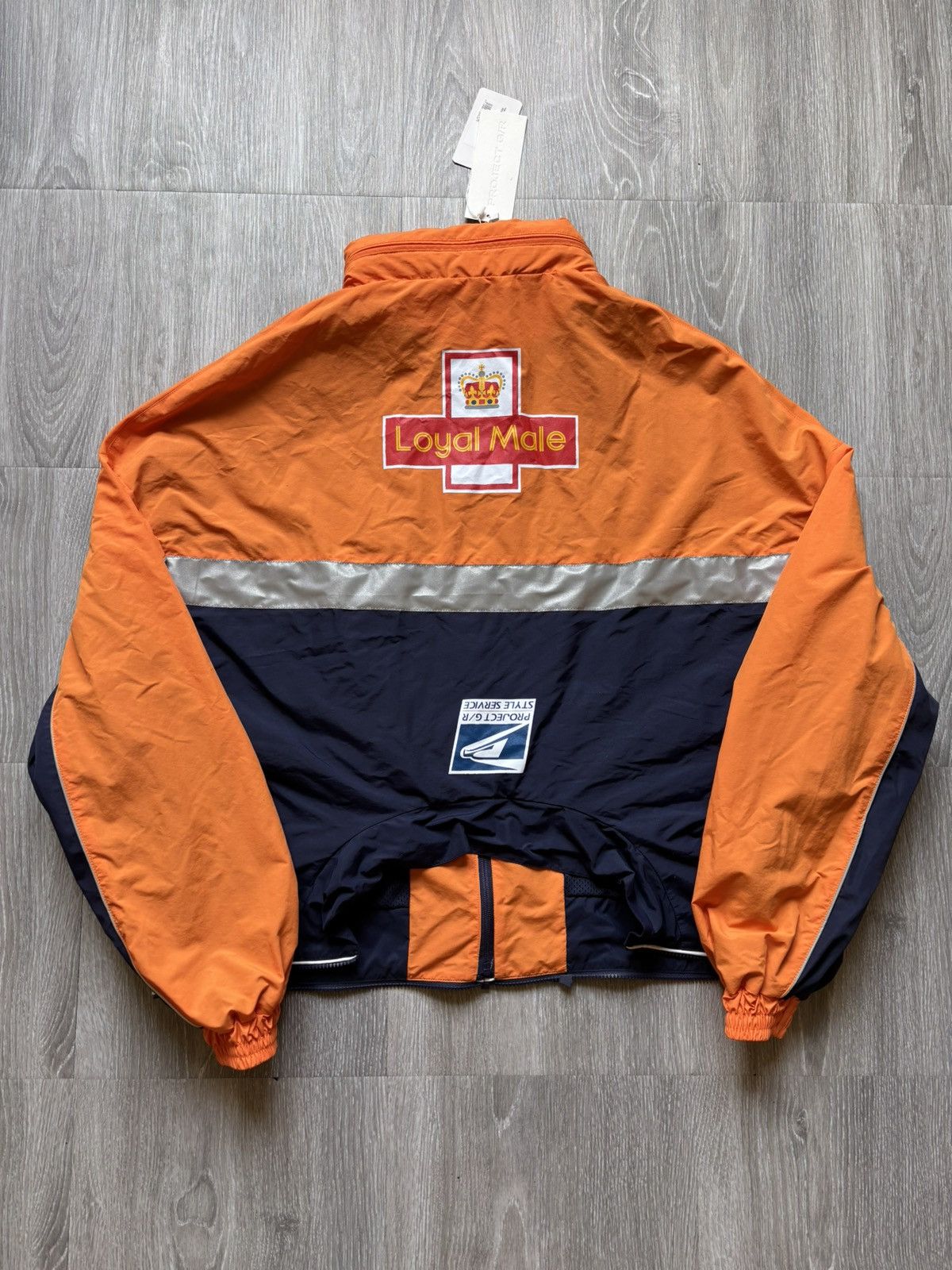 PROJECT G/R Project G/R Orange Upside Down Track Jacket Size US M / EU 48-50 / 2 - 12 Thumbnail
