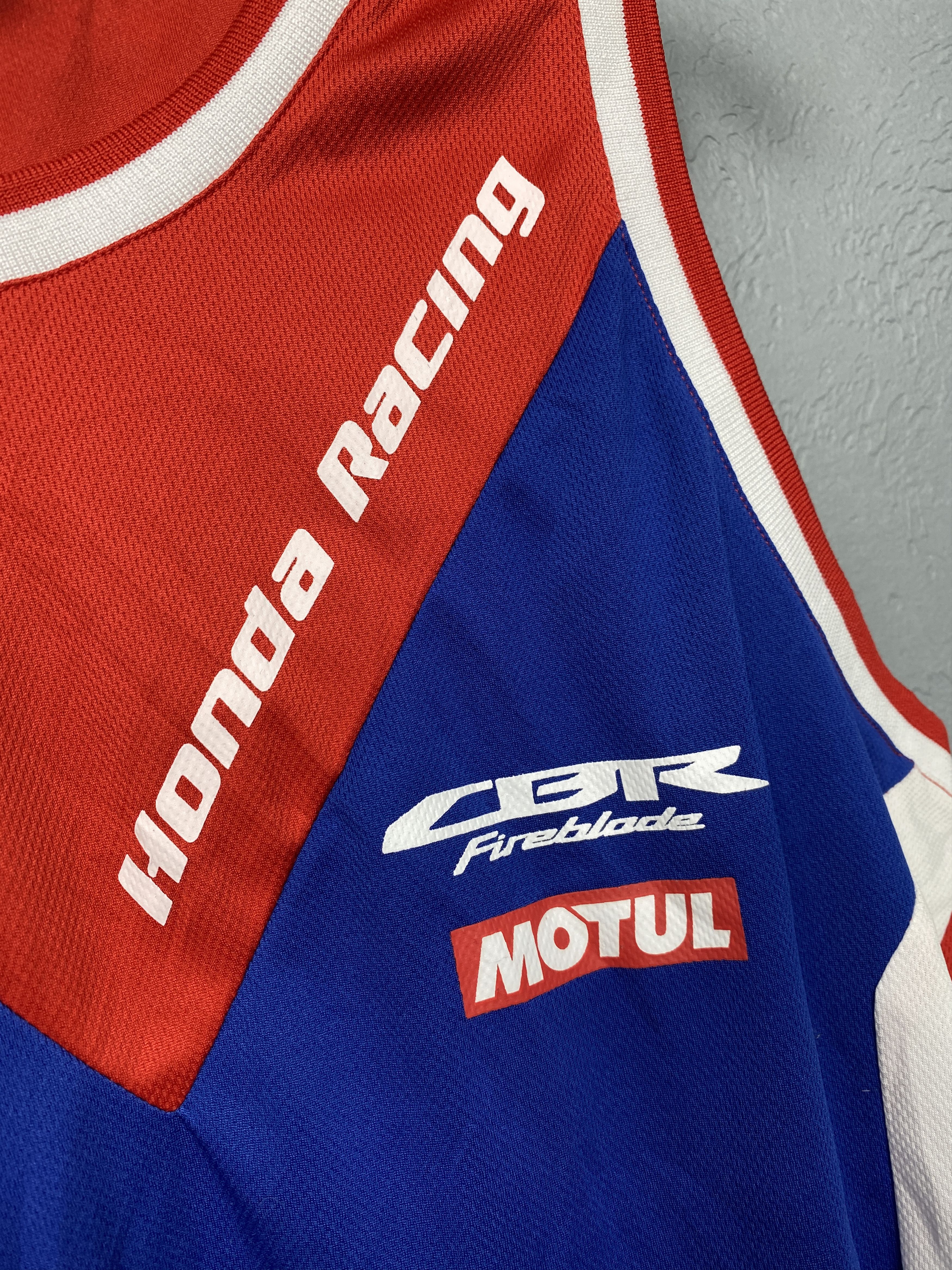 Honda × Vintage Honda CBR Racing Vintage Mens Sleveless T-Shirt Size US L / EU 52-54 / 3 - 4 Thumbnail