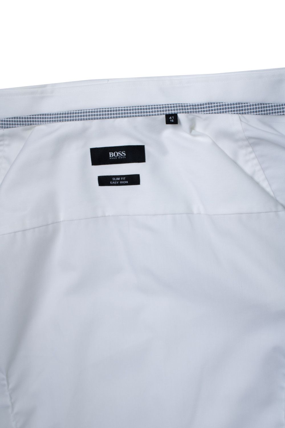 Hugo Boss Boss, white slim fit shirt Size US L / EU 52-54 / 3 - 5 Thumbnail