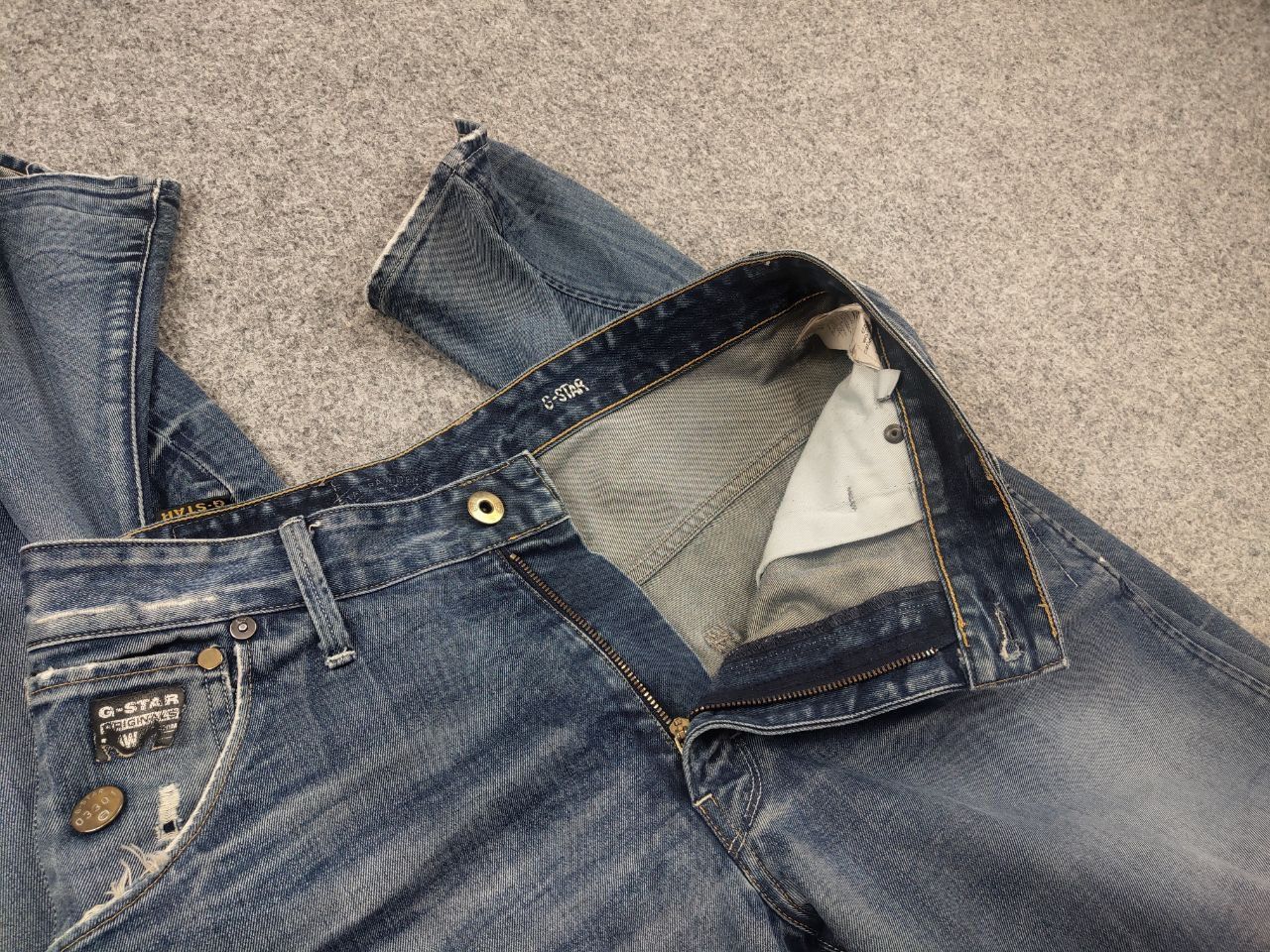 G-Star G Star Vintage Arc 3d loose tapered Jeans le grand bleu Y2K Size US 32 / EU 48 - 14 Thumbnail