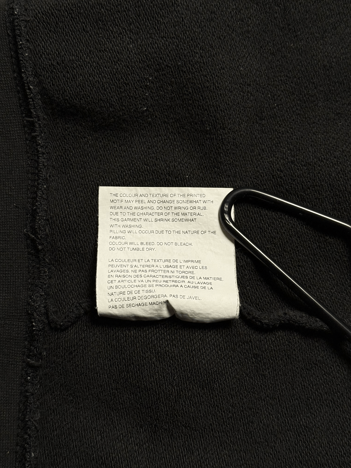 Comme des Garcons COMME des GARÇONS CDG logo washed black crewneck sweatshirt Size US XL / EU 56 / 4 - 7 Thumbnail