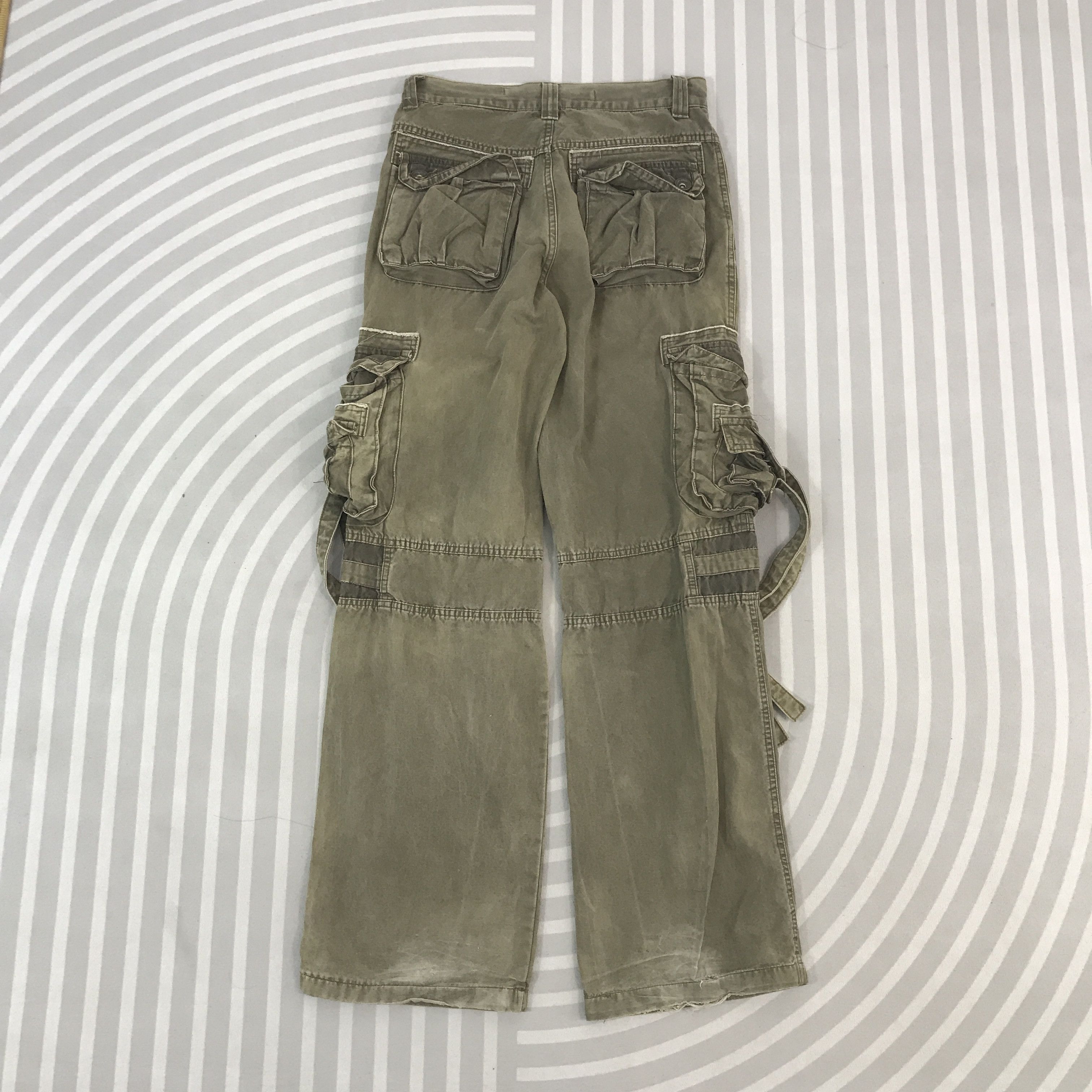 Japanese Brand Vintage Blue luis Cargo Tactical pocket Bondage Pants Size US 27 - 4 Thumbnail