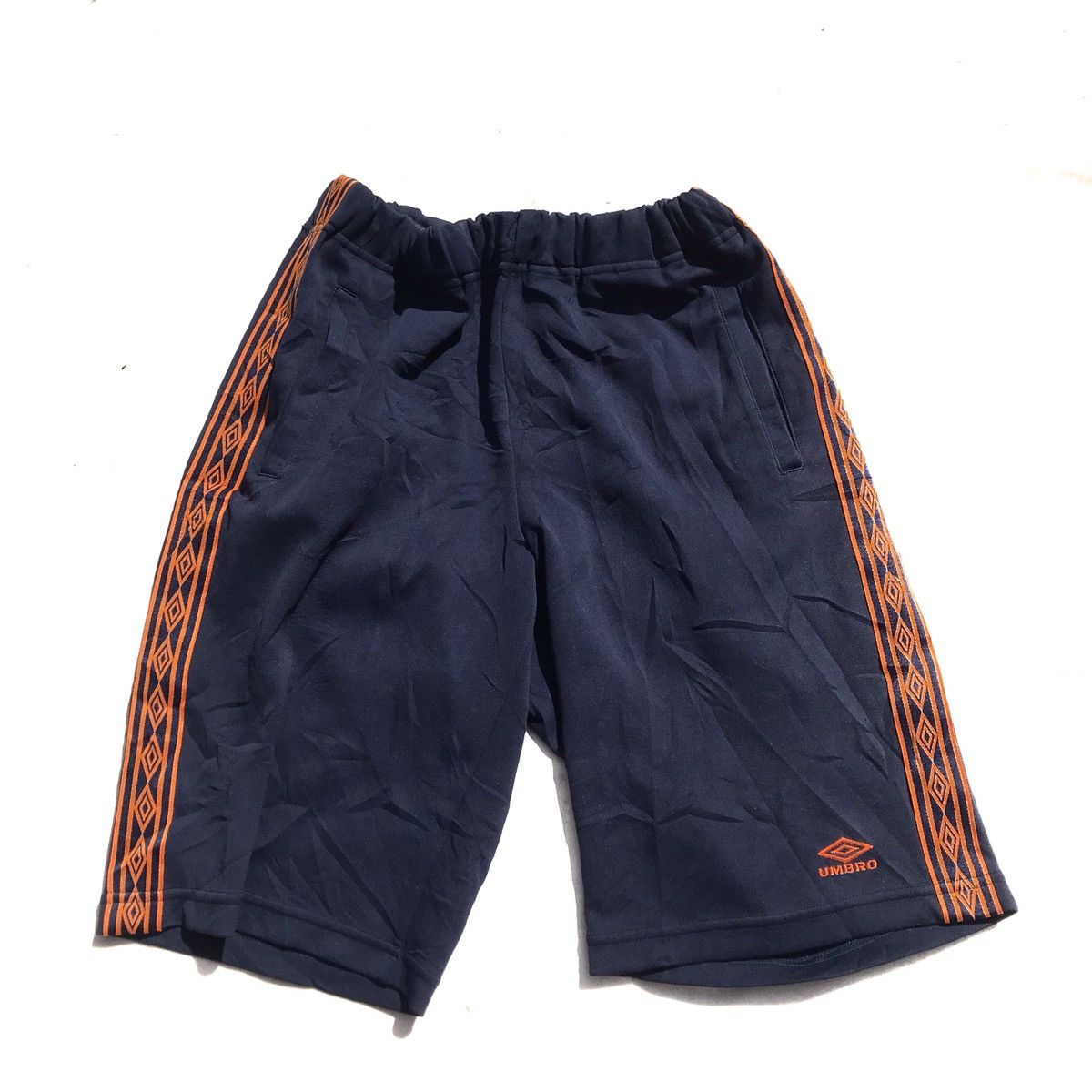 Umbro × Vintage Umbro Short Pants Taped Trackpants Full Taped Size M-L Navy Size US 34 / EU 50 - 14 Thumbnail