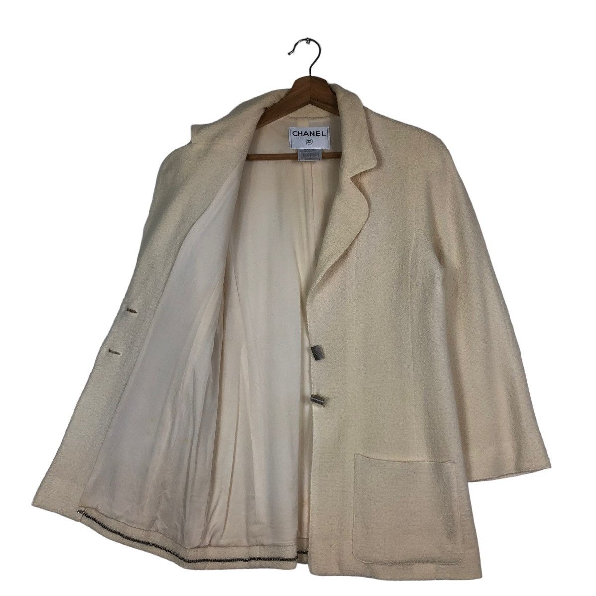 Chanel 🔥WOOL CHANEL JACKET LUXURY COLLECTIONS Size XS / US 0-2 / IT 36-38 - 9 Thumbnail