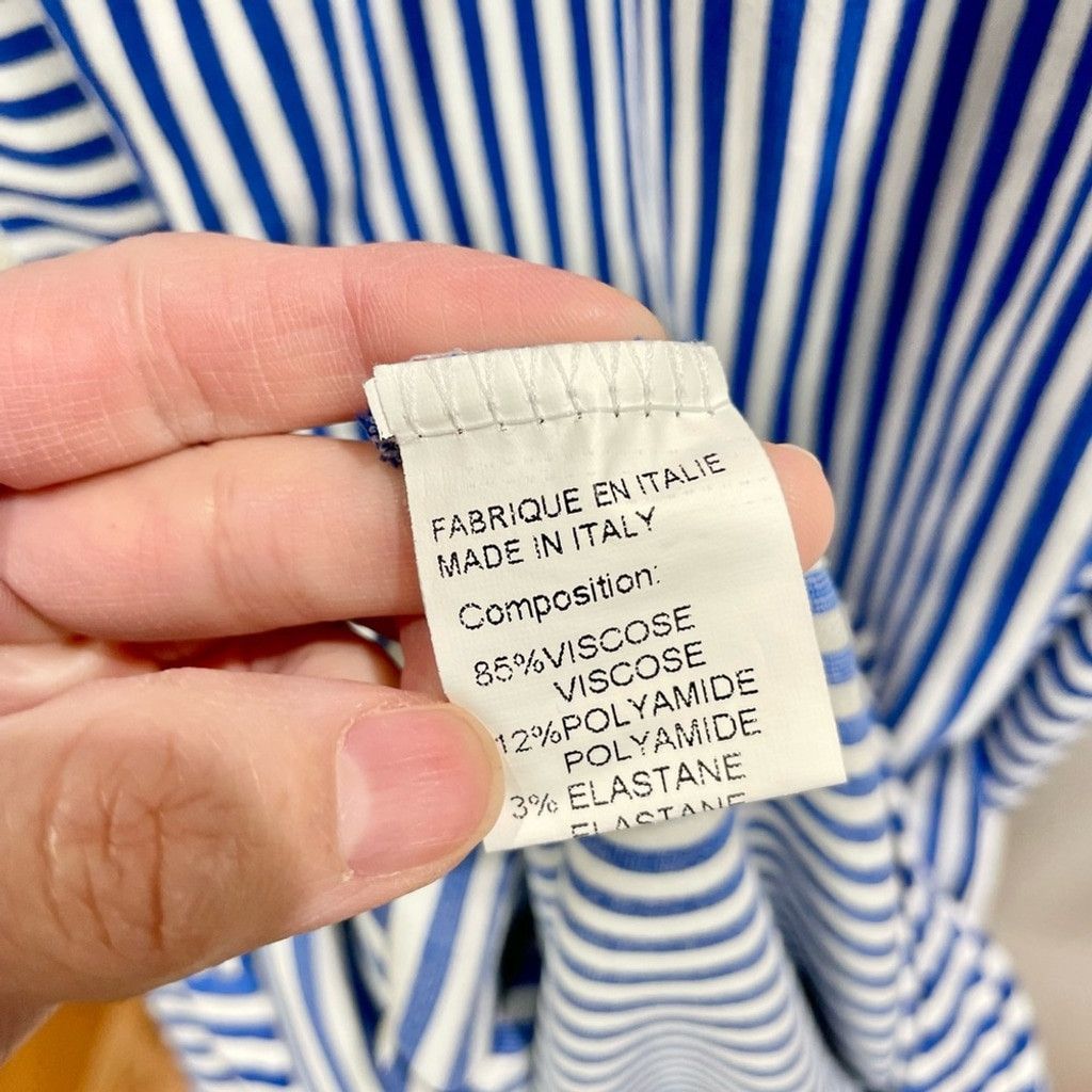 Other Blue Striped Slouch Pocket Tank Midi Dress Size M Size M / US 6-8 / IT 42-44 - 6 Thumbnail