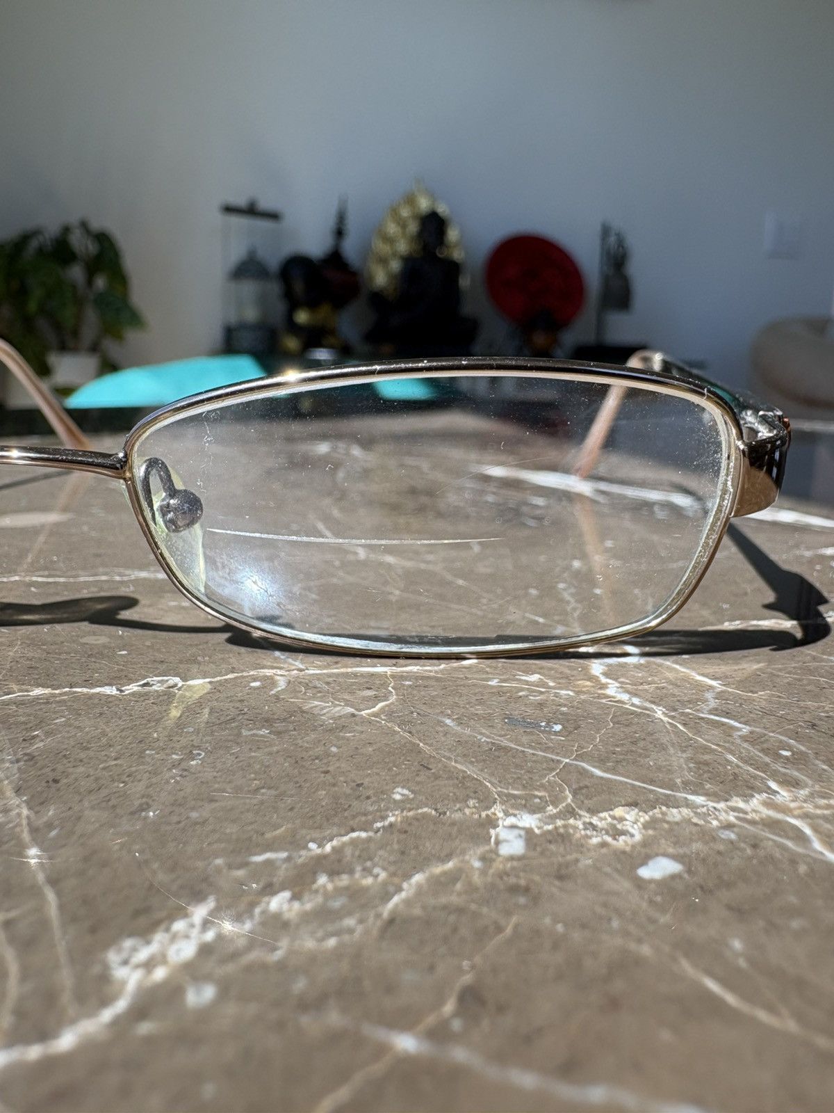 Fendi FENDI F769R Vintage 80s 90s Silver Rectangle Eyeglasses READ Size ONE SIZE - 5 Thumbnail