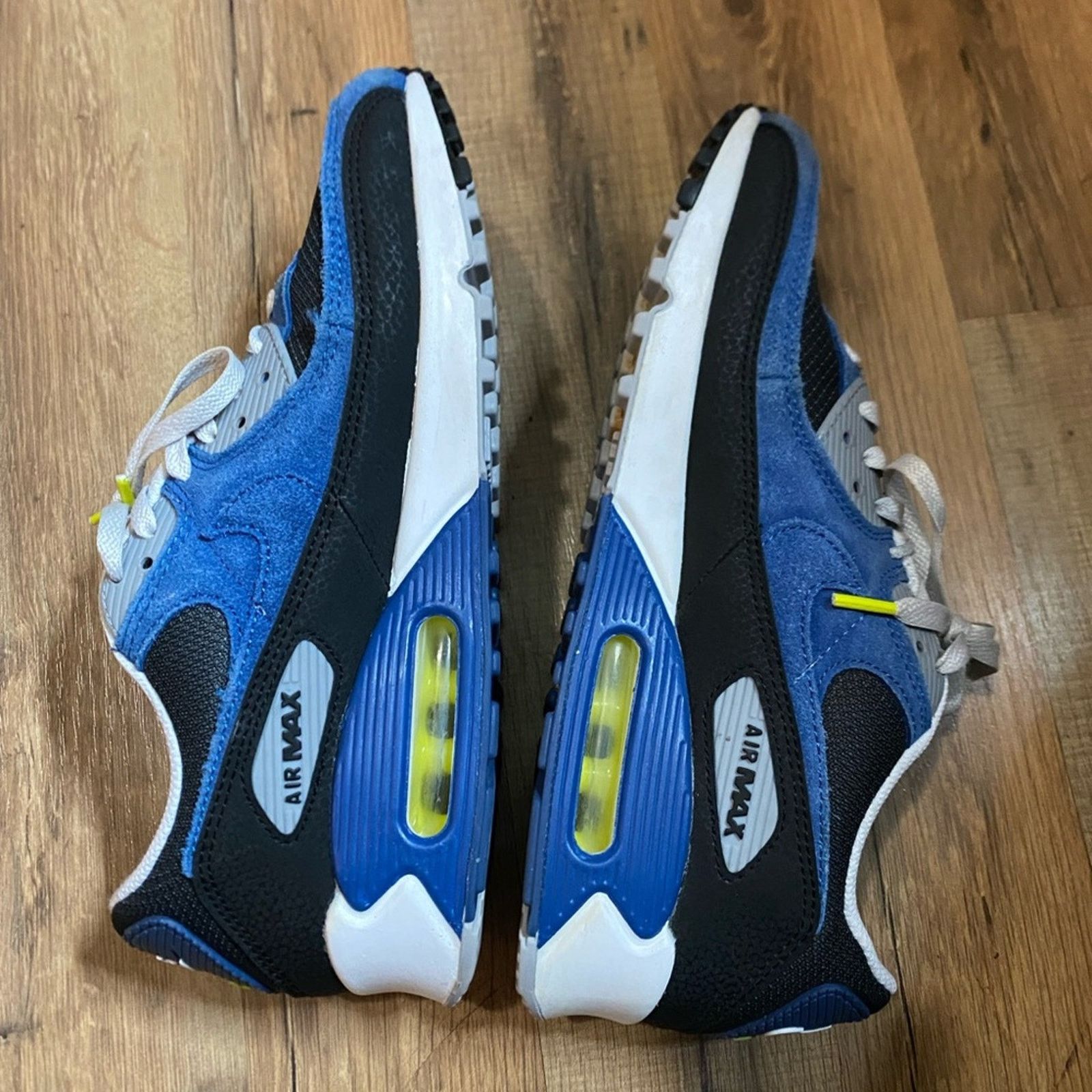 Nike Nike Air Max 90 Atlantic Blue Volt Size US 9.5 / EU 42-43 - 5 Thumbnail