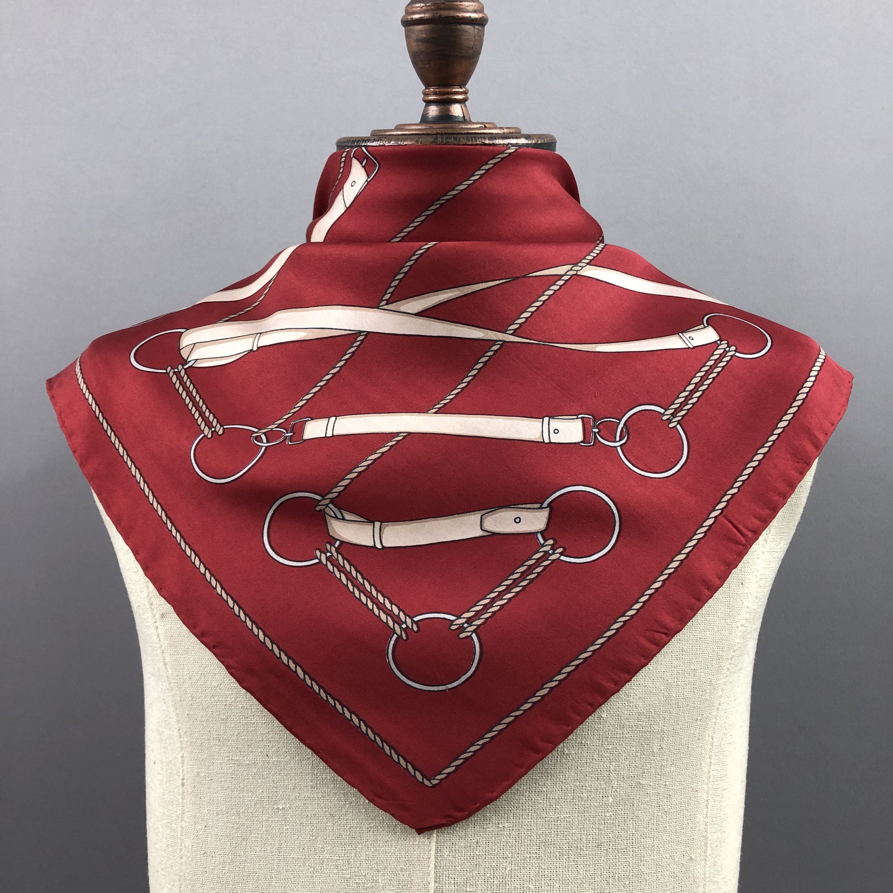 Other Vintage SILK Scarf Twill Stole Wraps Scarves Size ONE SIZE - 2 Thumbnail