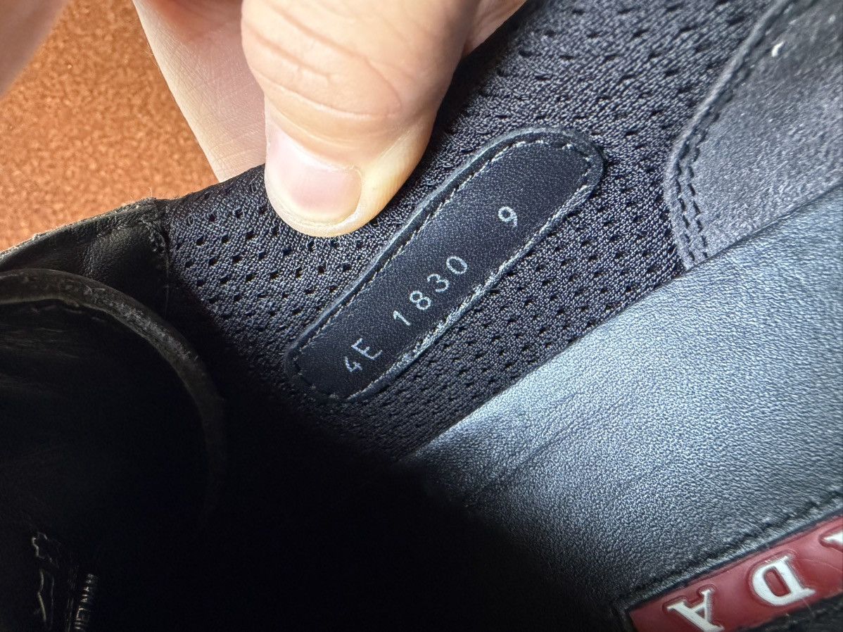 Prada Americas Cup OG All Black Leather Size US 10 / EU 43 - 6 Thumbnail