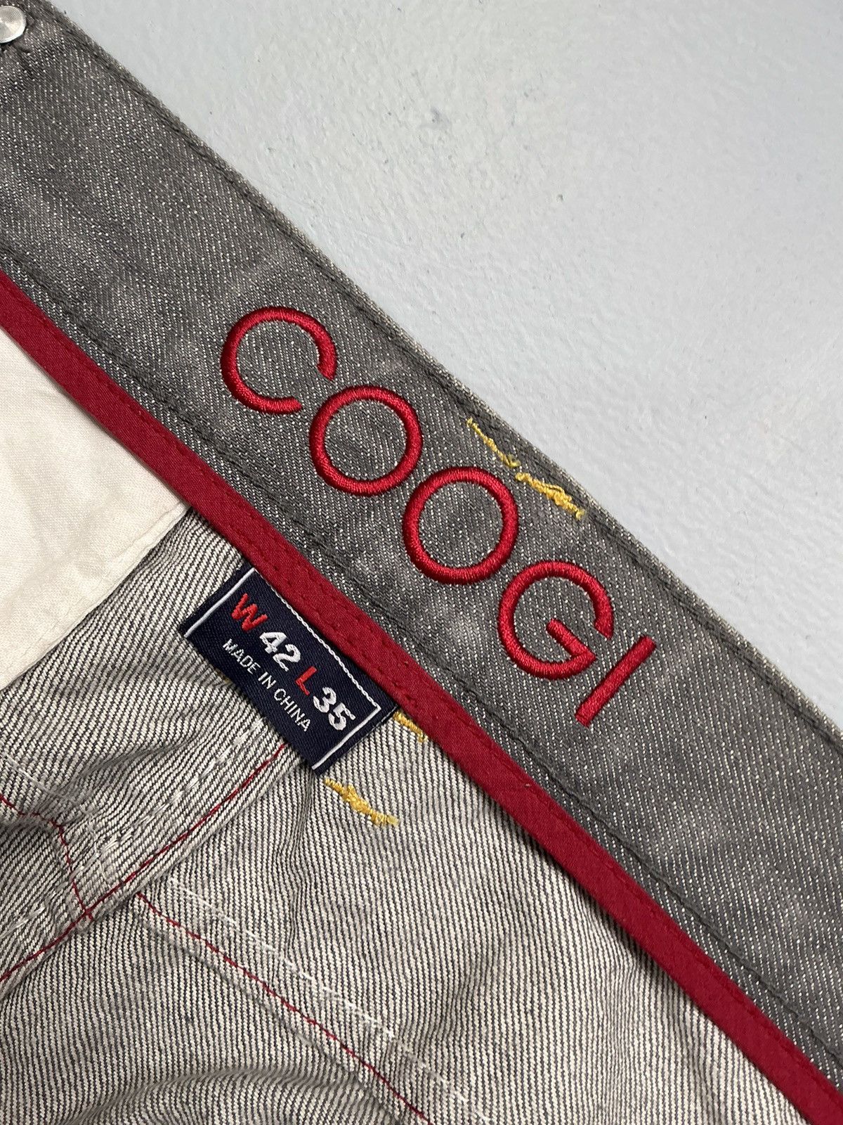 Coogi Vintage Coogi crazy patterns embroidered denim pant Size US 42 / EU 58 - 8 Thumbnail