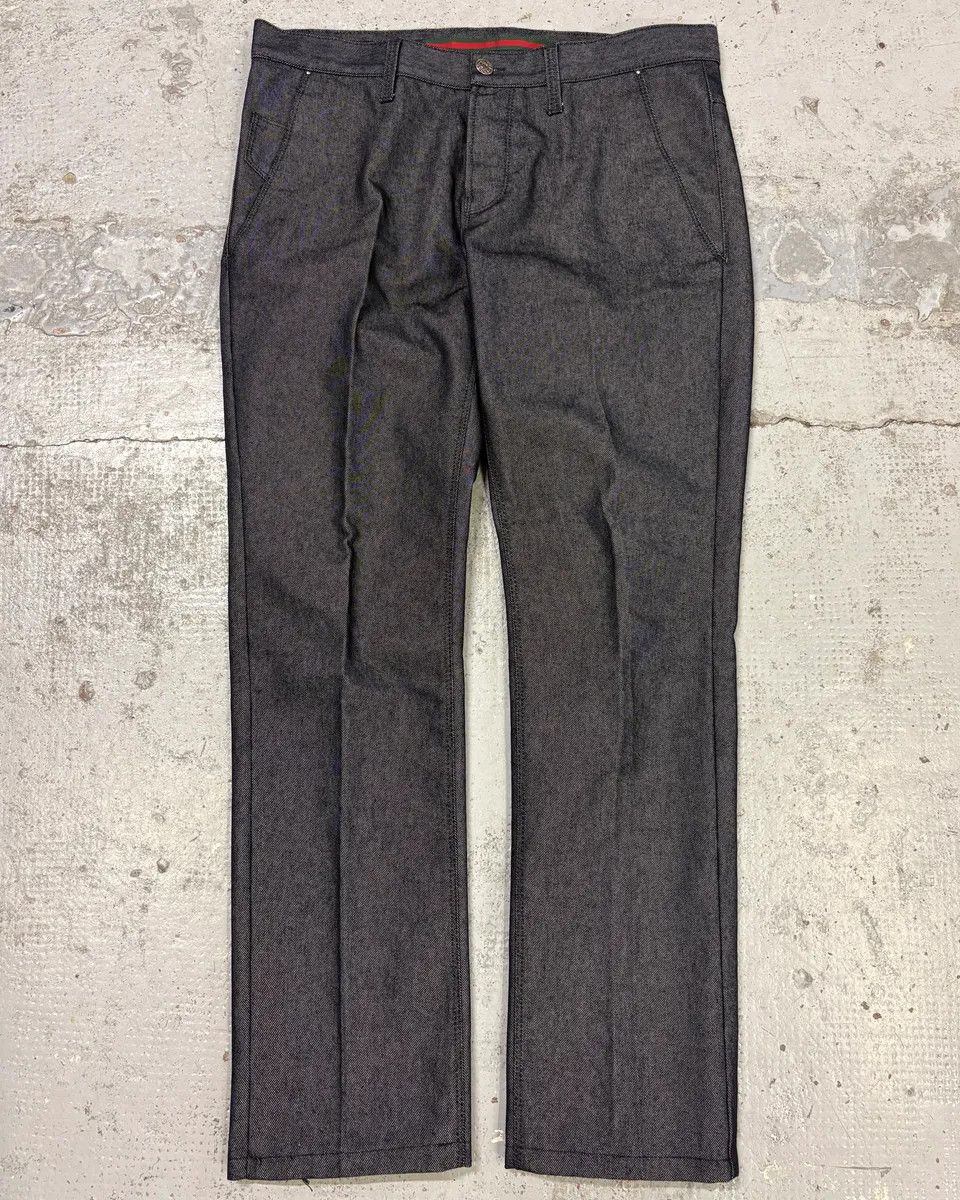 Gucci AW2009 Gucci Grey Denim Signature Jeans by Frida Giannini Size US 32 / EU 48 - 1 Thumbnail