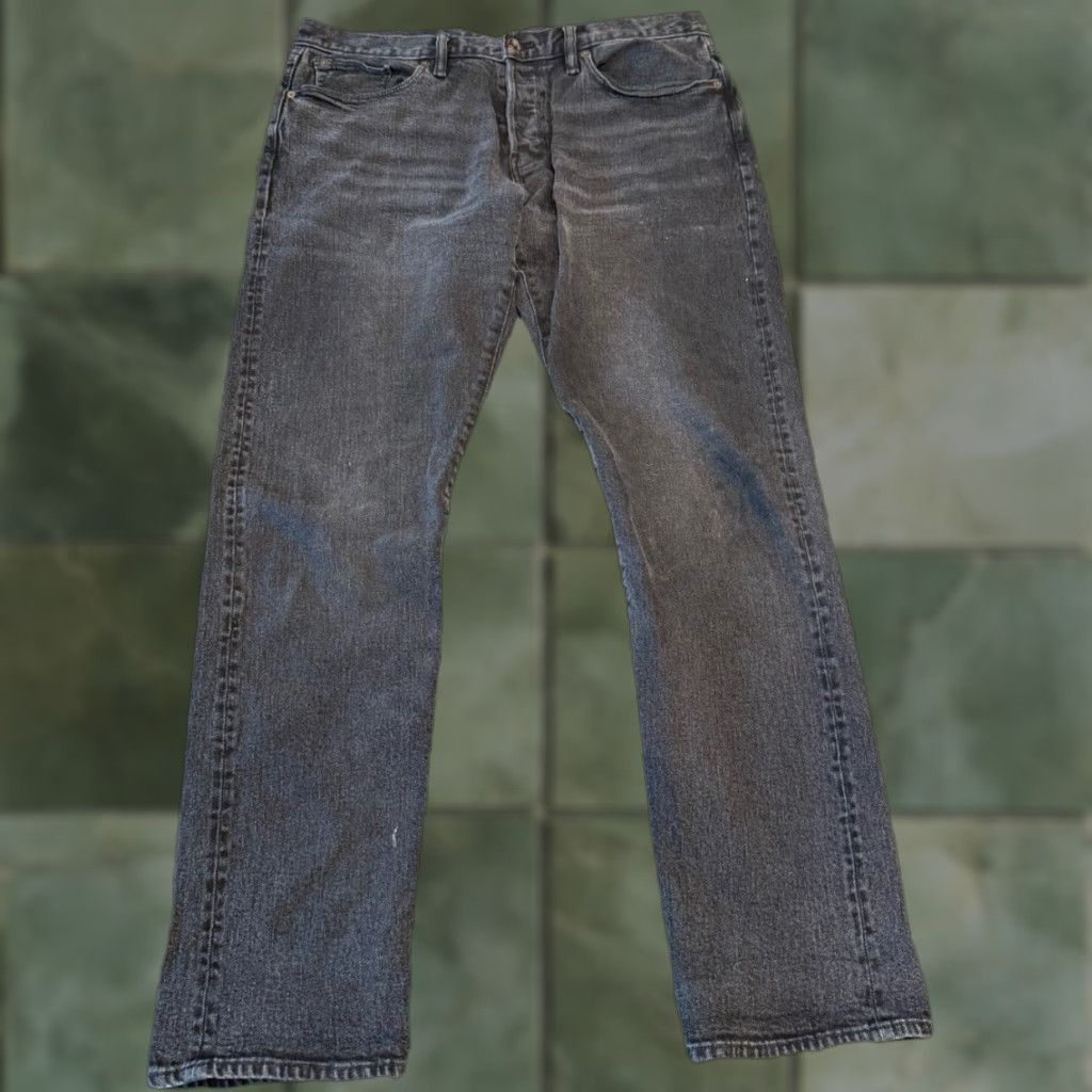 Todd Snyder VINTAGE Todd Snyder Men's Slim Fit Black Denim Jeans 34x32 Straight Pocket 90s City Style Size US 34 / EU 50 - 1 Thumbnail