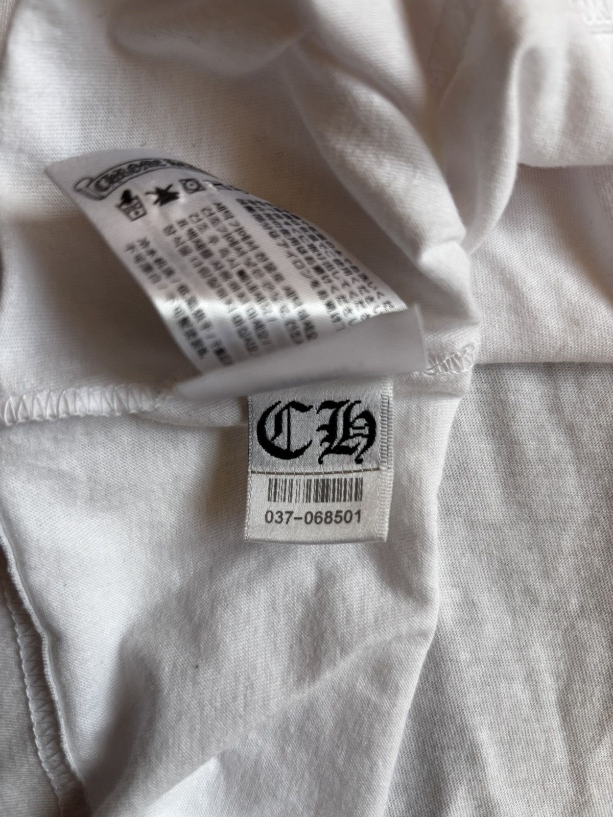 Chrome Hearts Chrome Hearts Foti Tee White Size US L / EU 52-54 / 3 - 7 Thumbnail