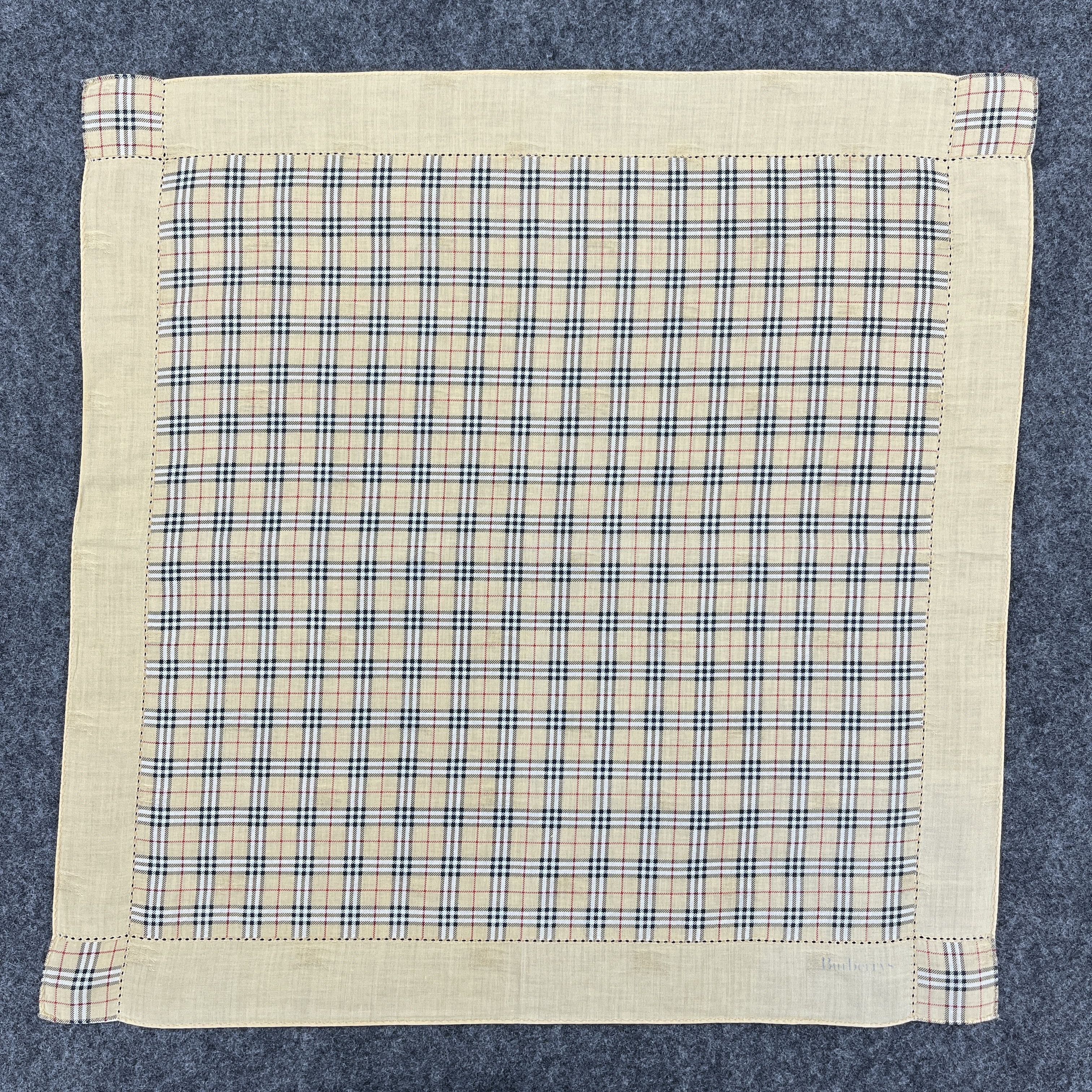 Burberry × Vintage Vintage Burberrys Handkerchief / Bandana / Neckerchief B184 Size ONE SIZE - 3 Thumbnail