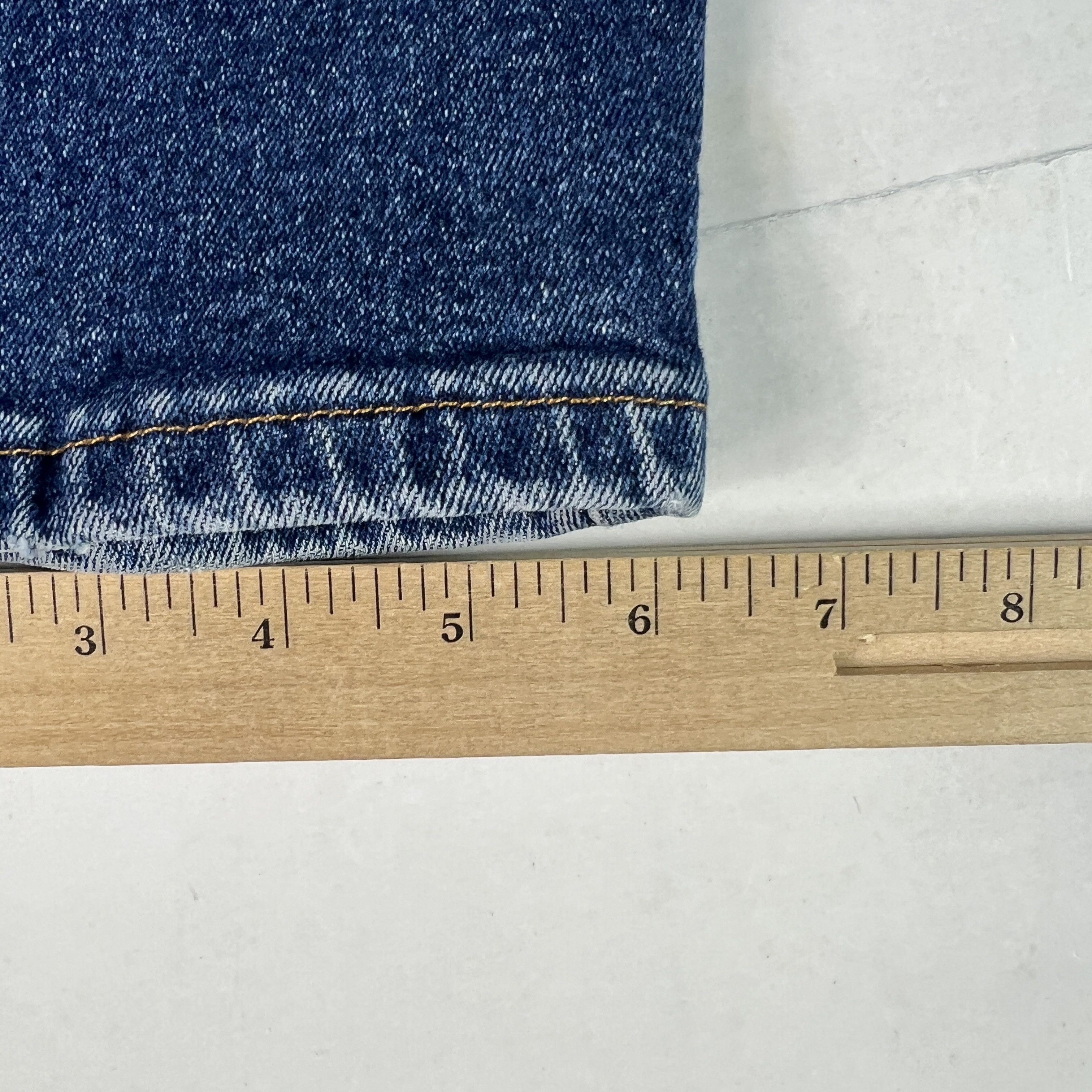 Levi's VTG 90s Levi's Jeans 550 Relaxed Tapered Blue Stretch Denim Size 30" / US 8 / IT 44 - 17 Thumbnail