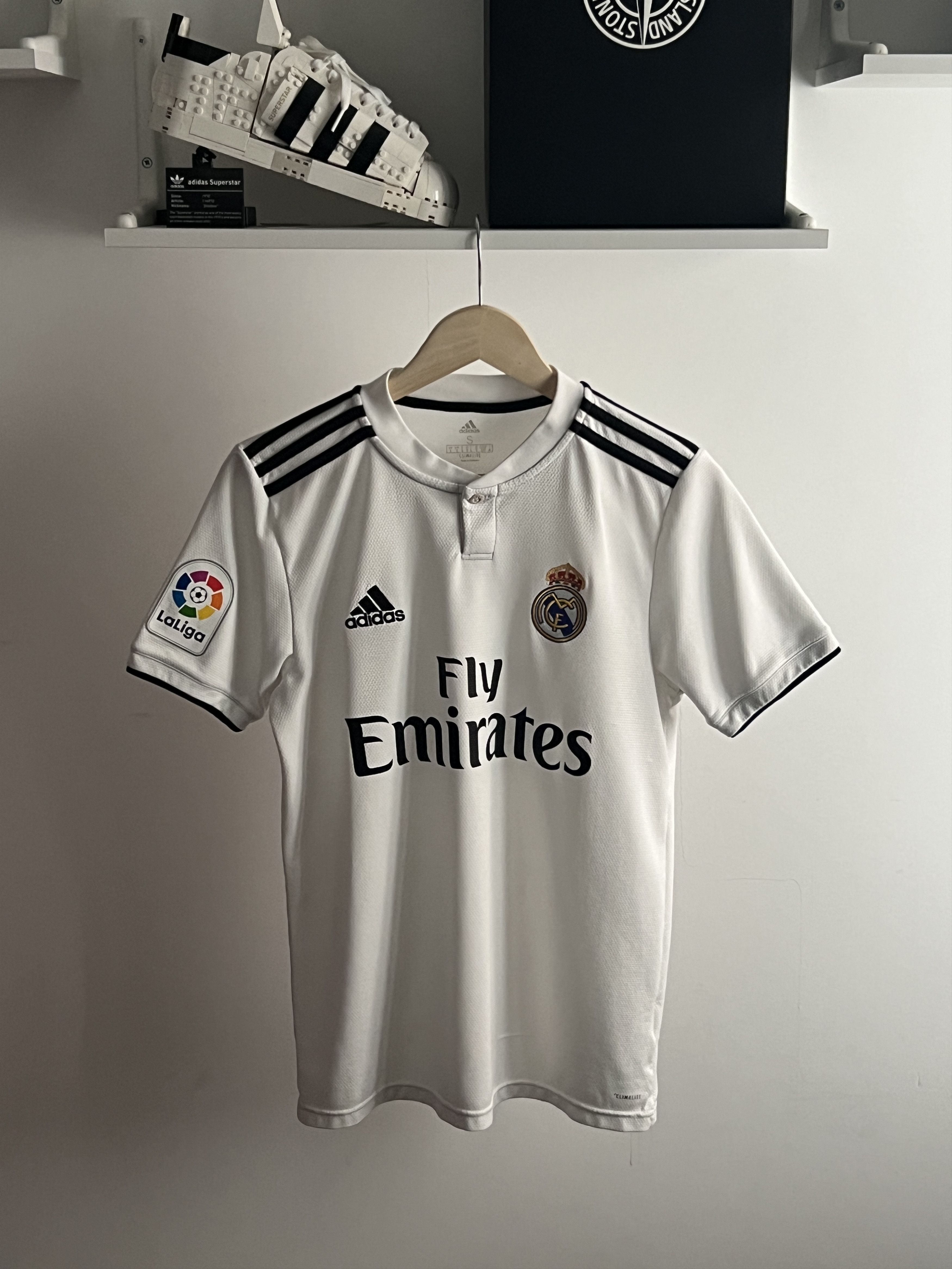 Adidas Soccer Jersey Real Madrid Home Knit 2018/2018 Adidas Spain Size US S / EU 44-46 / 1 - 1 Thumbnail