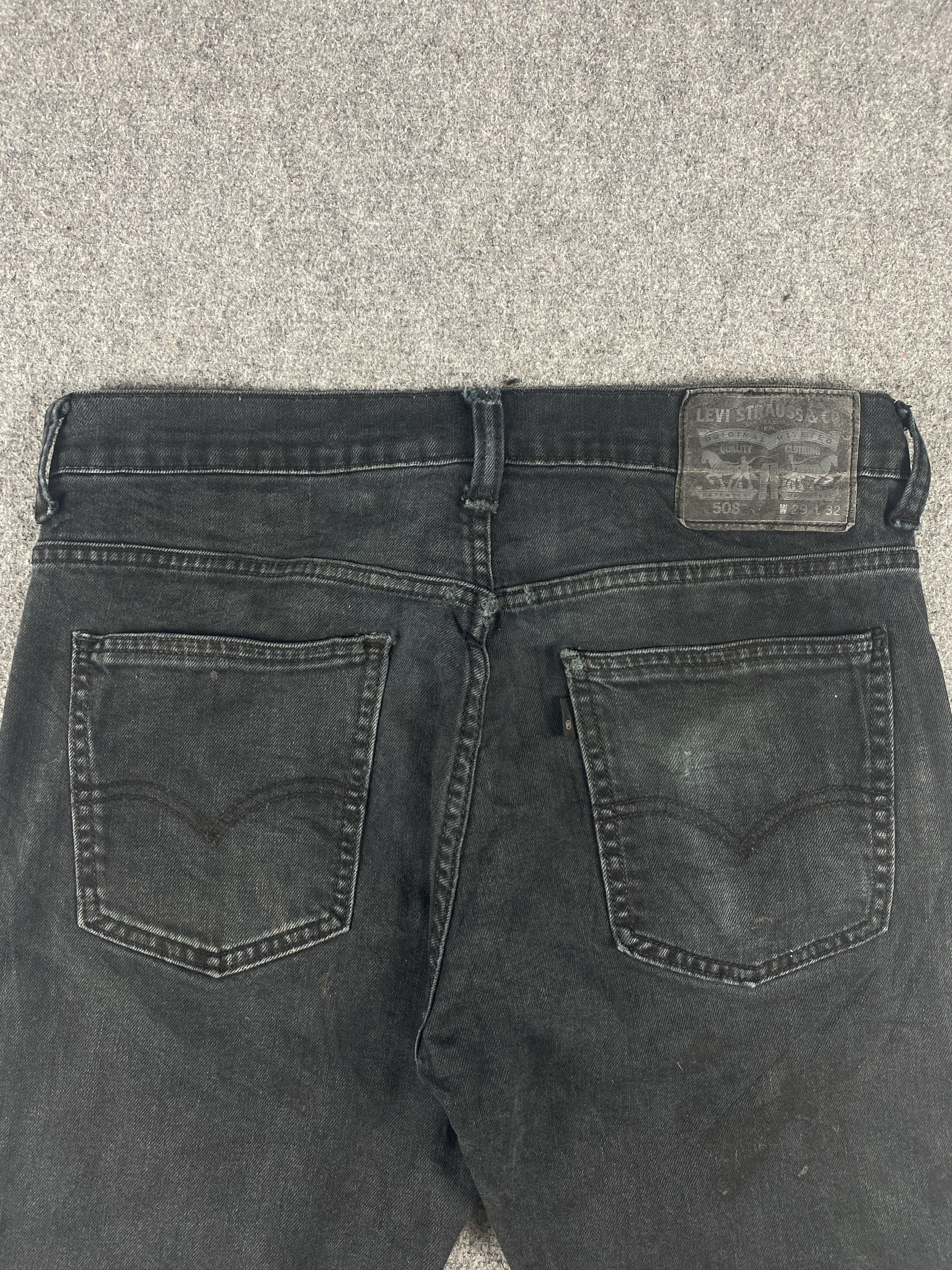 Levi's Vintage Levis 508 Faded Black Tab Jeans Size US 31 - 4 Thumbnail