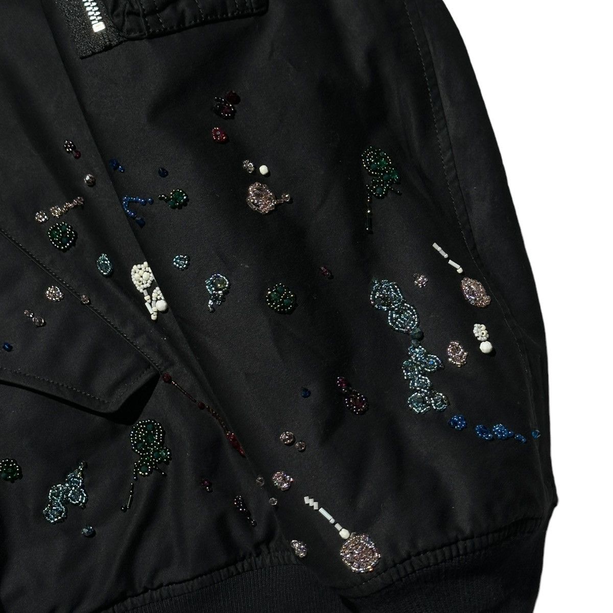 Undercover $3,580 hand beaded bomber jacket ghost hand 23AW Size US XL / EU 56 / 4 - 3 Thumbnail