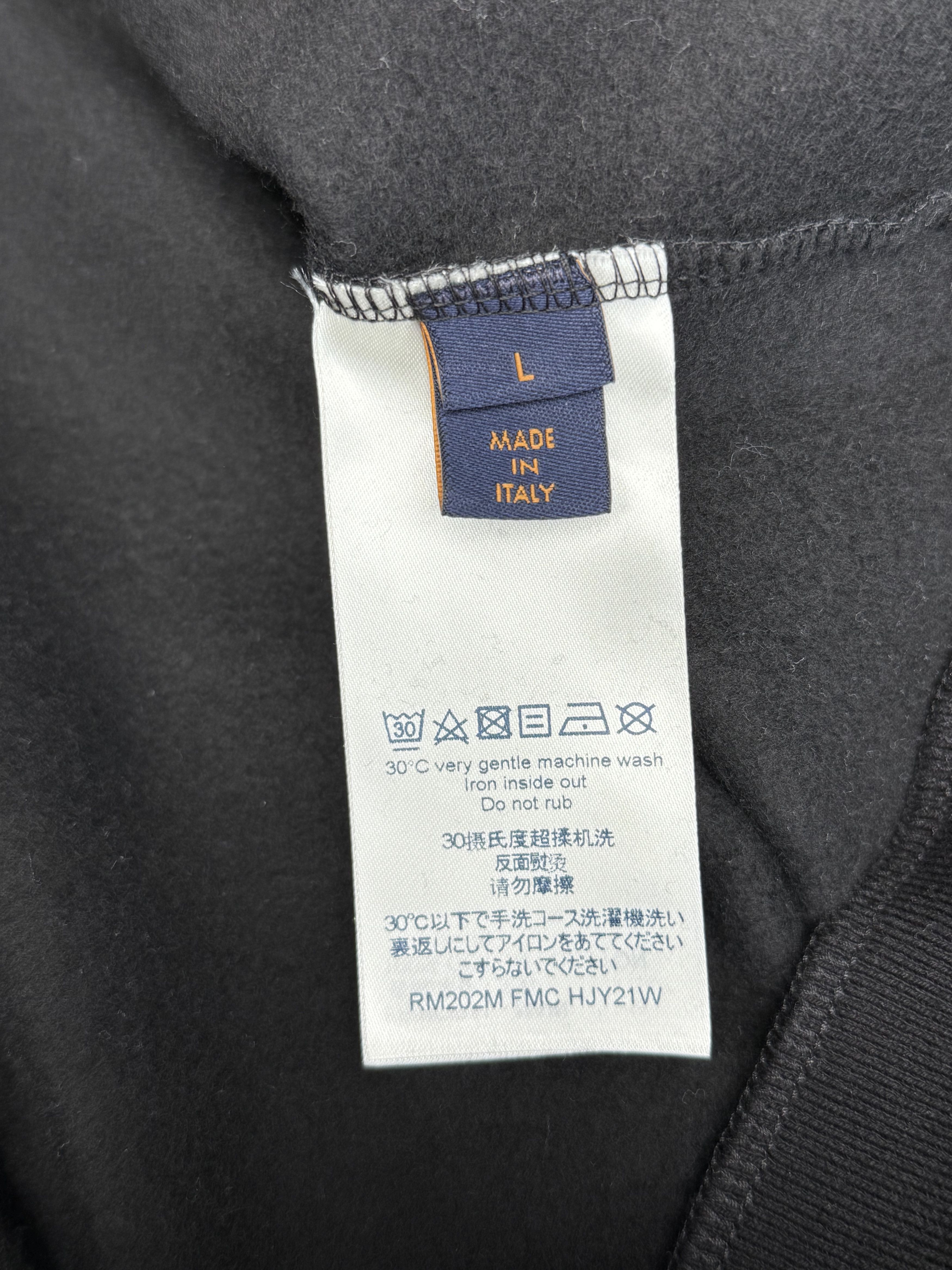 Louis Vuitton Louis Vuitton Black & White LV Stitch Logo Sweater Size US L / EU 52-54 / 3 - 4 Thumbnail