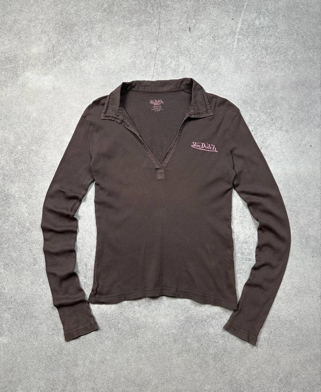Von Dutch Vintage Von Dutch Women’s Longsleeve Top, Size S – Y2K Retro Size S / US 4 / IT 40 - 1 Thumbnail