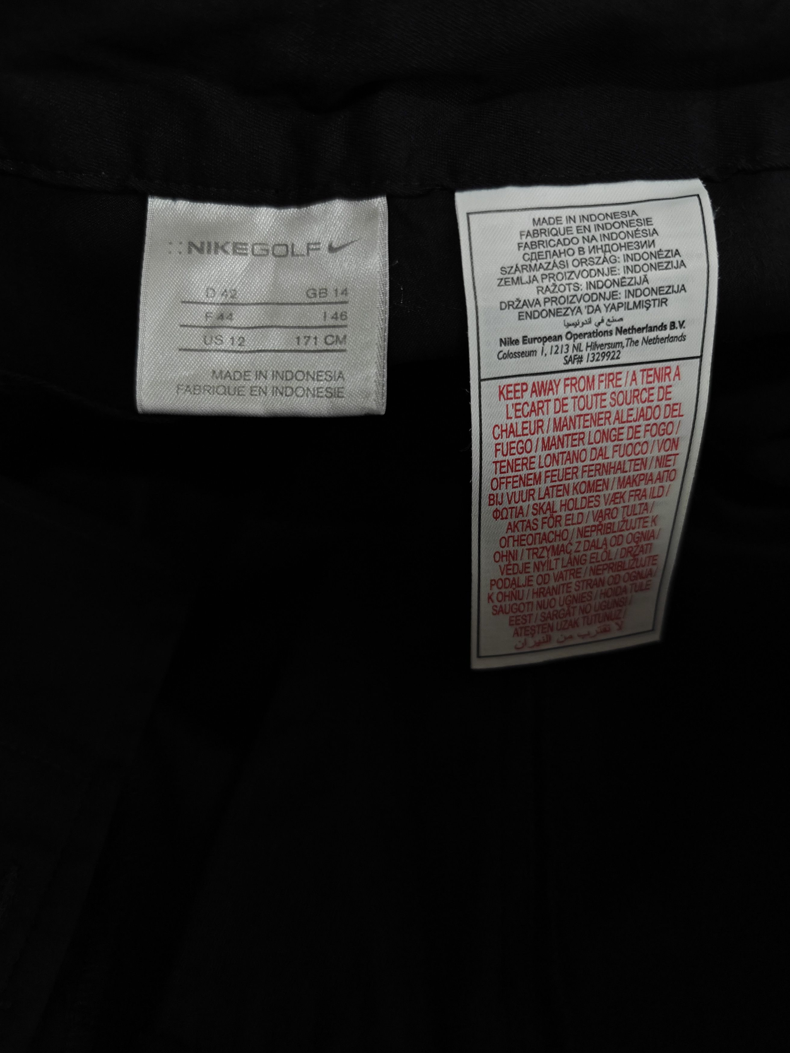Nike Nike Golf Pants Black Trousers Pockets size 34x32 Size US 34 / EU 50 - 11 Thumbnail