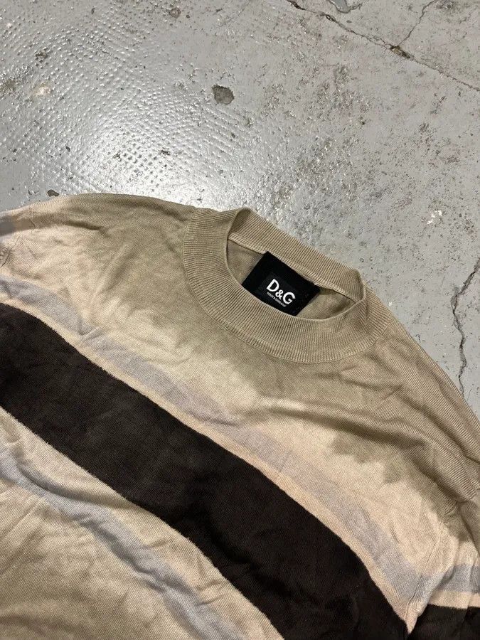 Dolce & Gabbana 2000s Dolce & Gabbana Beige & Brown Gradient Light Sweater Size US S / EU 44-46 / 1 - 5 Thumbnail