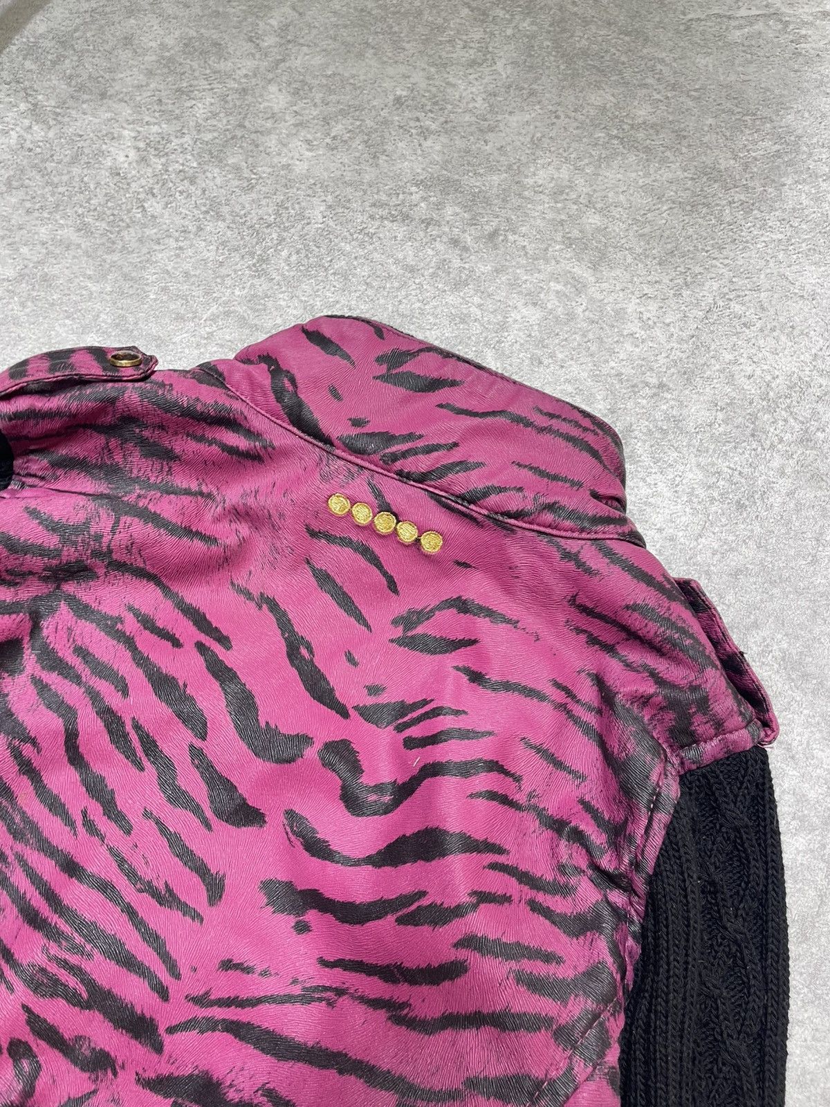 If Six Was Nine × Japanese Brand × Le Grande Bleu (L.G.B.) WCJ Leopard Knit Bomber — 2000s Tokyo Energy Size US M / EU 48-50 / 2 - 16 Thumbnail