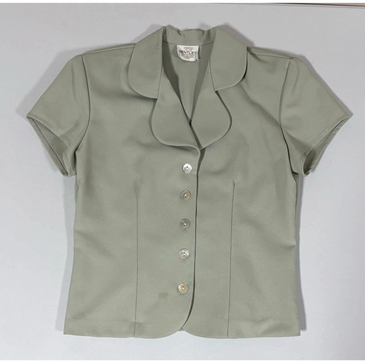 Bentley Bentley Sage Short Sleeve Blazer Coat Suit Jacket Size S ✨ Size S / US 4 / IT 40 - 3 Thumbnail